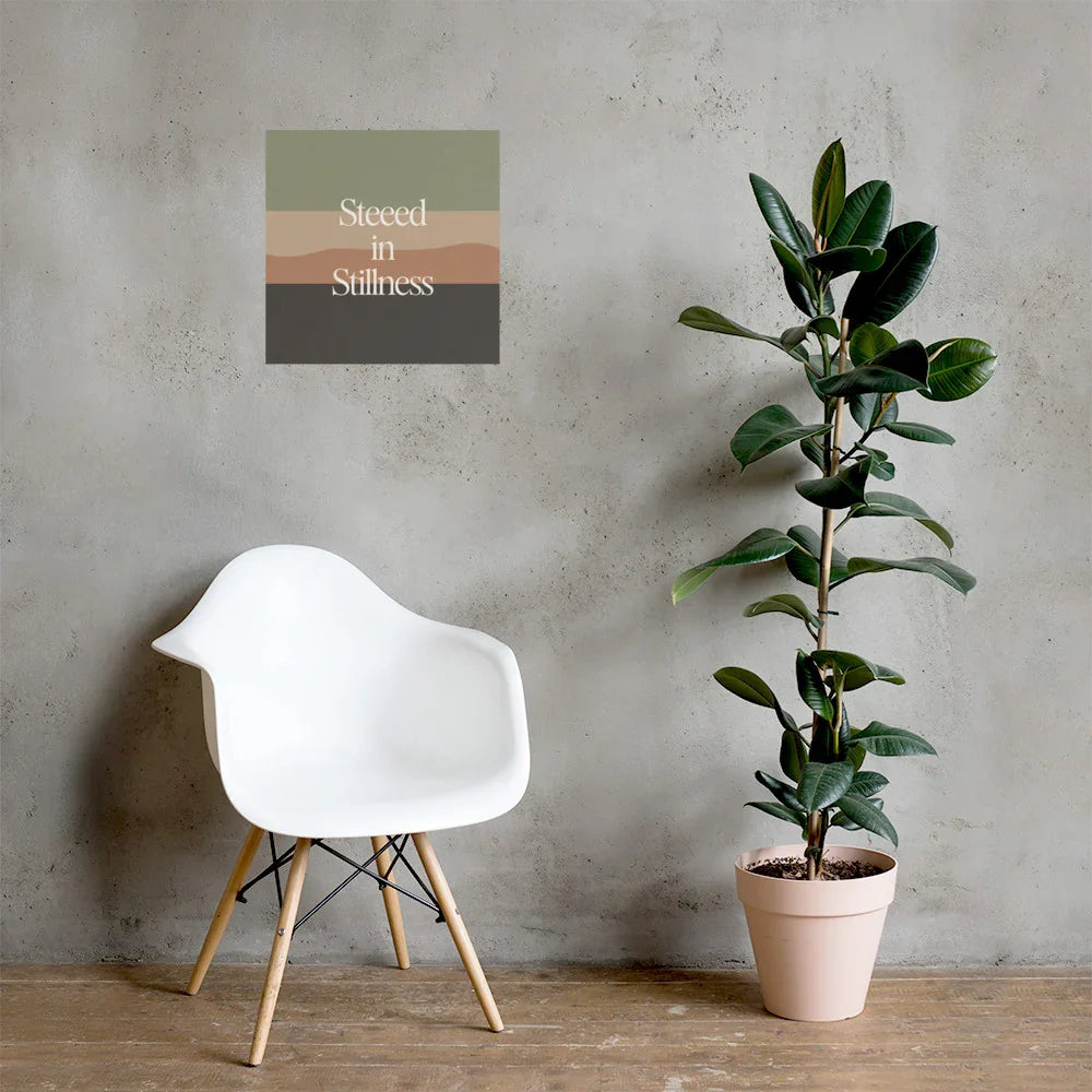 Steeped in Stillness Wall Art – Calm Coffee Meditation - RaZits