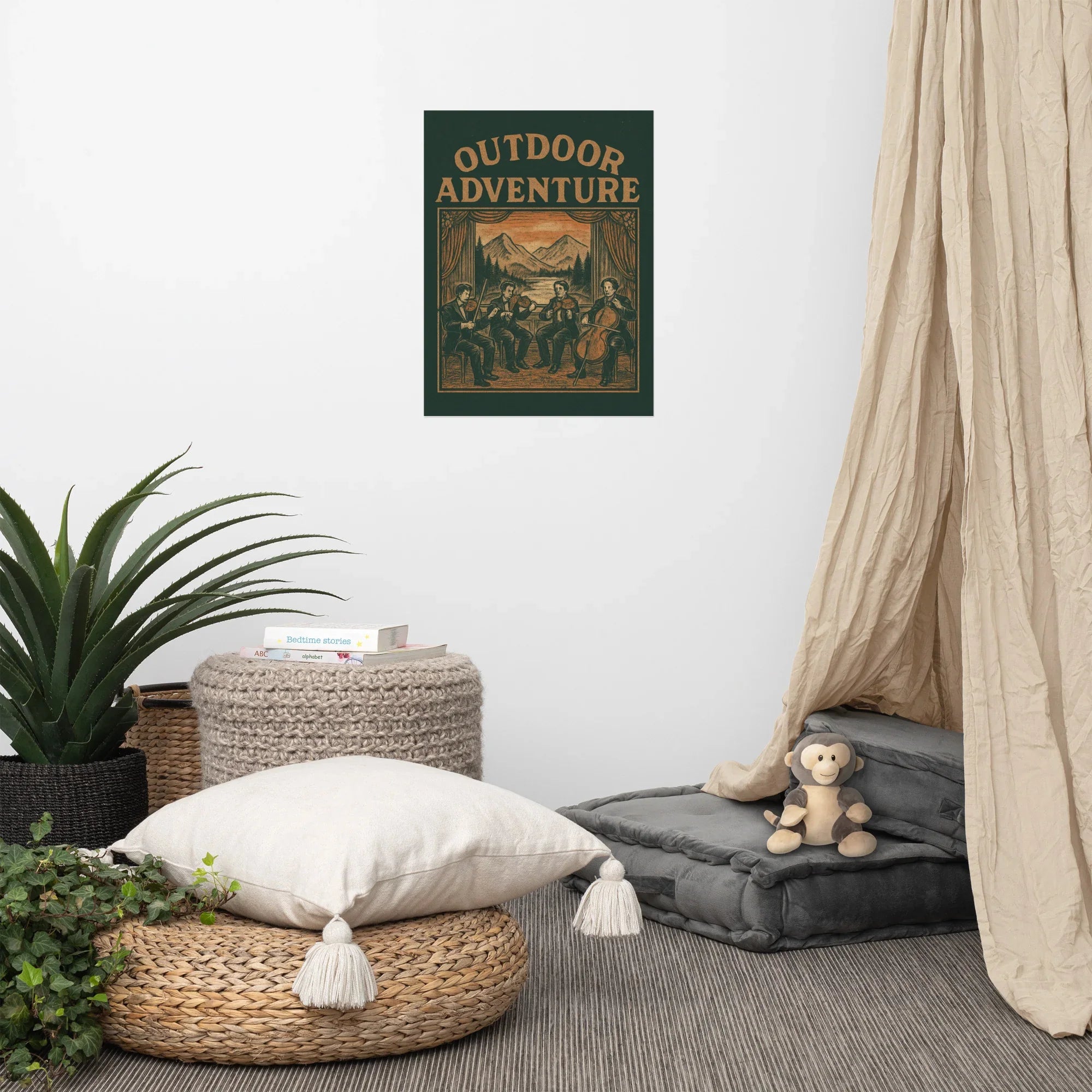 Outdoor Adventure Poster – String Quartet in the Wild - RaZits