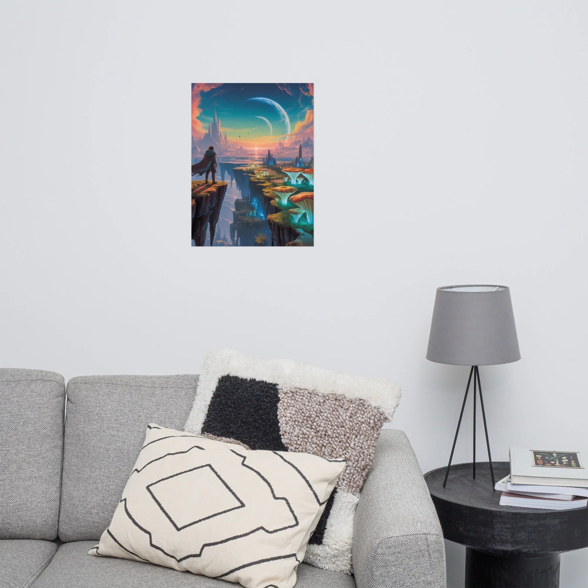 Echoes of Etherea – Fantasy Sci-Fi Adventure Gaming Wall Art - RaZits