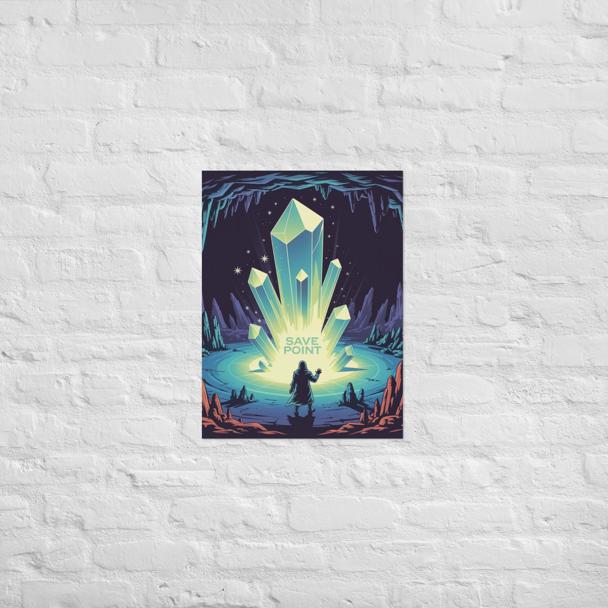 Save crystal The Gathering RPG poster on Enhanced Matte Paper