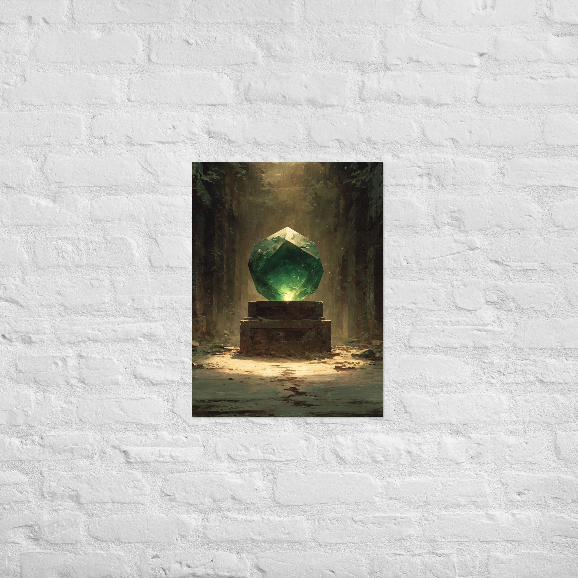 Save crystal Touch It Before You Go gaming poster on Enhanced Matte Paper