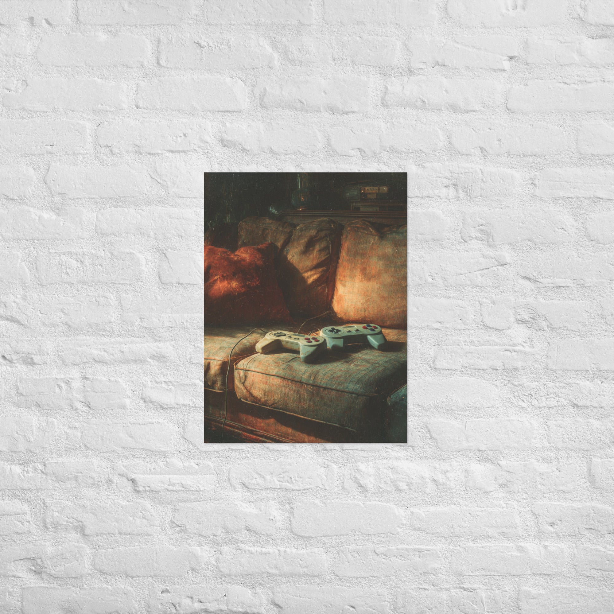 Player 2 The Second Seat gaming poster on Enhanced Matte Paper
