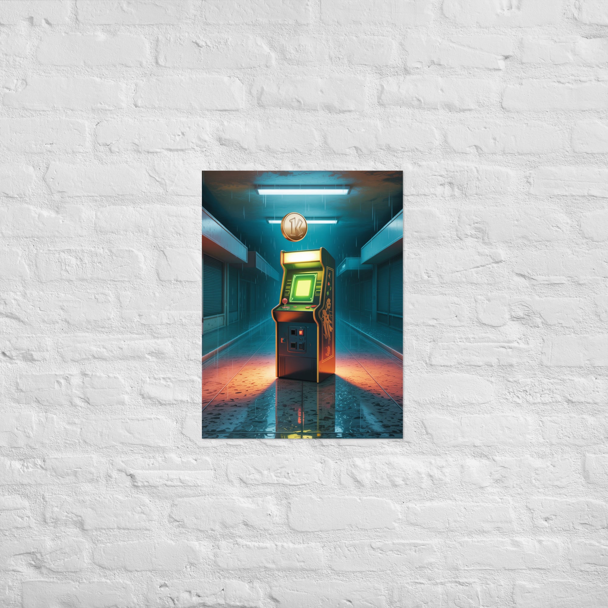 Arcade cabinet The Last Quarter poster on Enhanced Matte Paper
