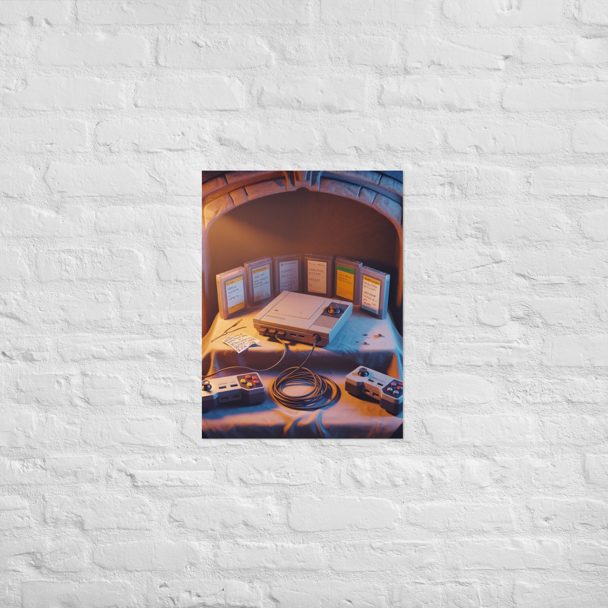Retro console The Covenant Machine poster on Enhanced Matte Paper