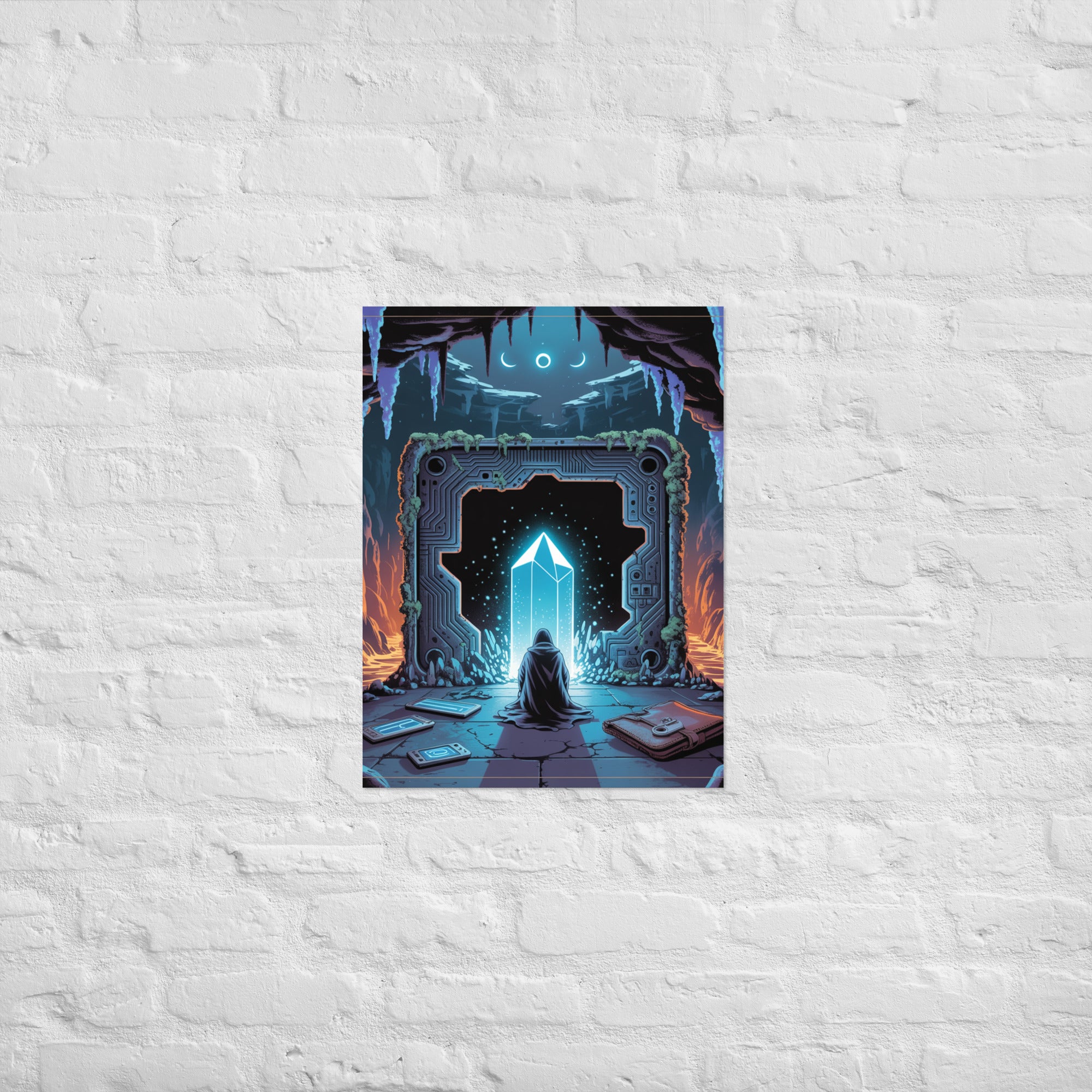 Premium gamer collectible Last Save Point poster on Enhanced Matte Paper