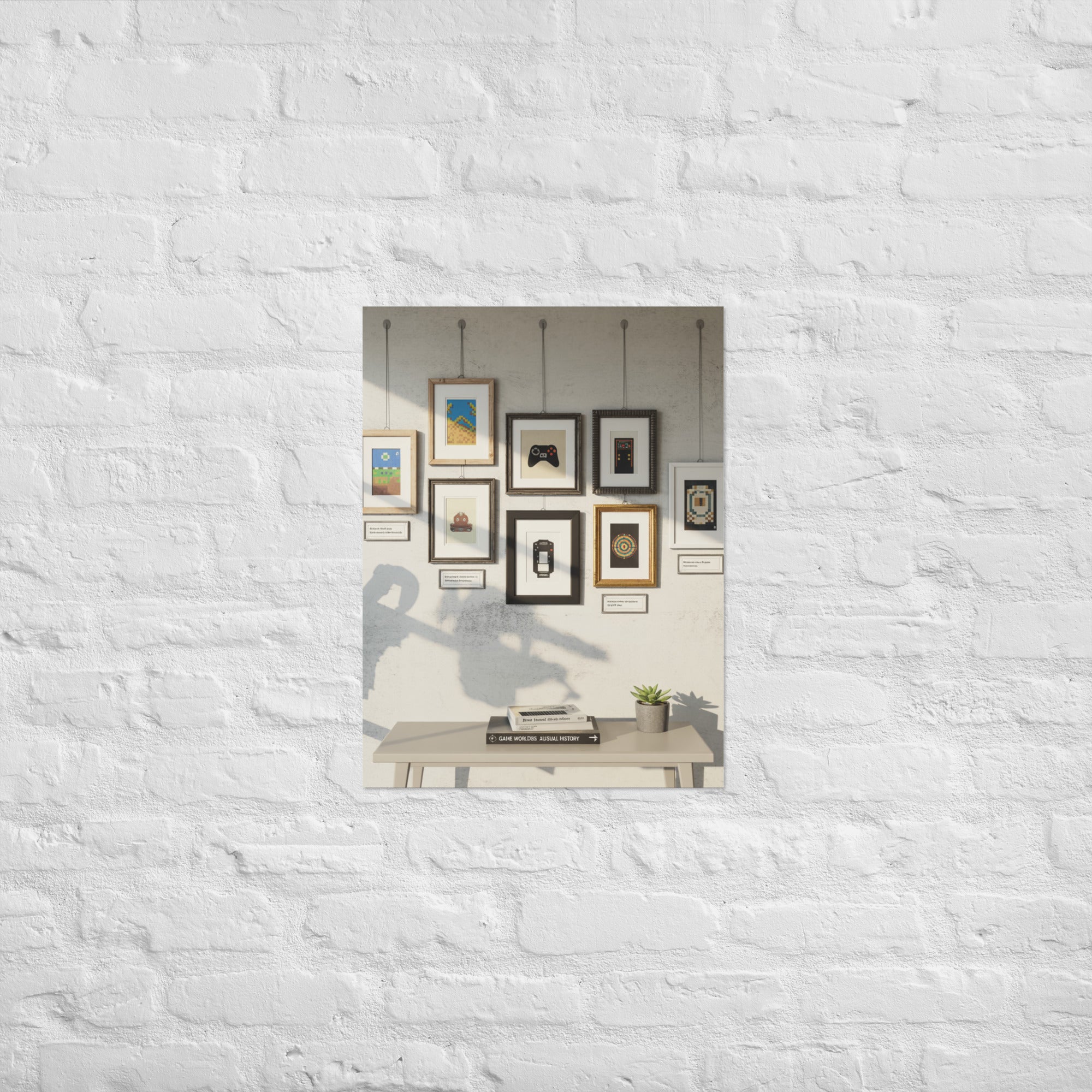 Premium gaming gallery The Long Gallery poster on Enhanced Matte Paper
