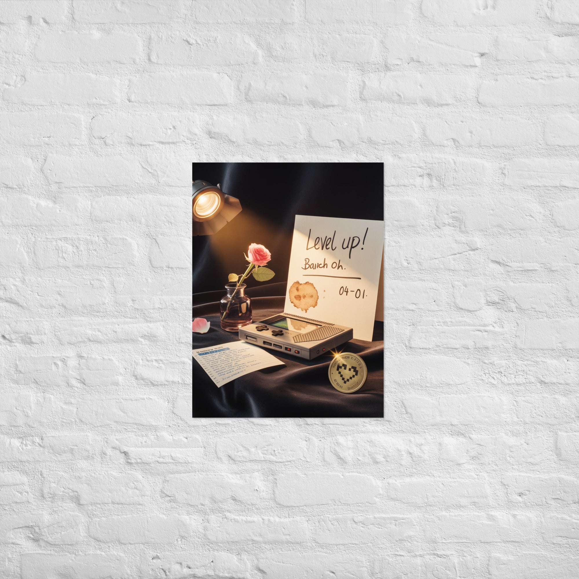 Premium fine art gaming What We Carried poster on Enhanced Matte Paper