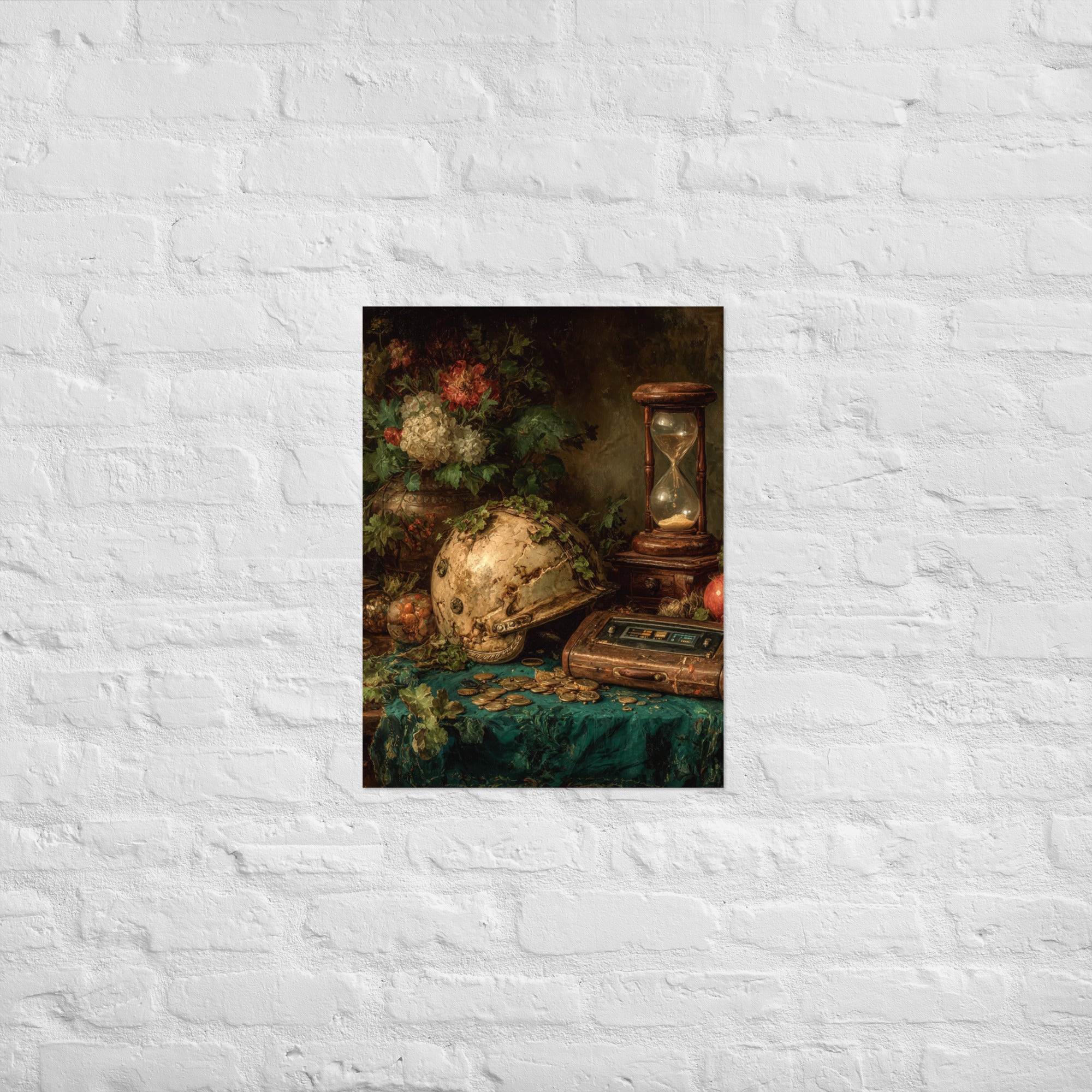 Premium gaming vanitas gallery print Player One on Enhanced Matte Paper