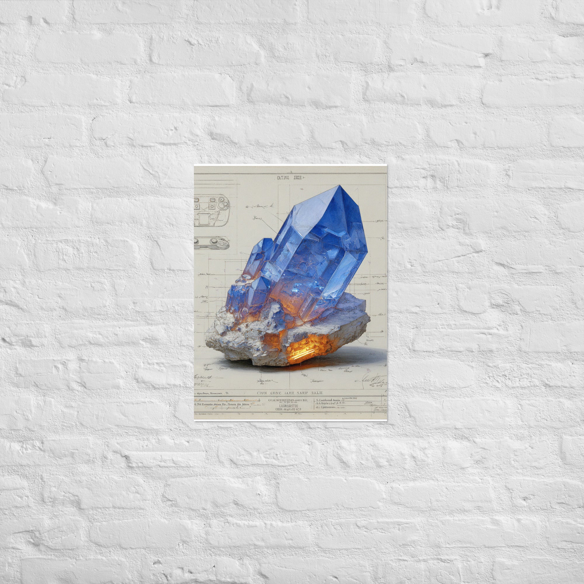 Premium limited edition gaming art Specimen 001/500 numbered print on Enhanced Matte Paper