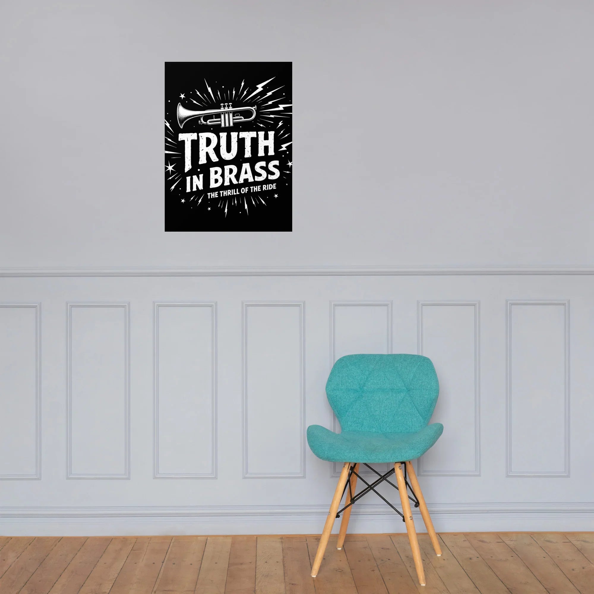 Truth in Brass Poster – Trumpet Energy Burst - RaZits