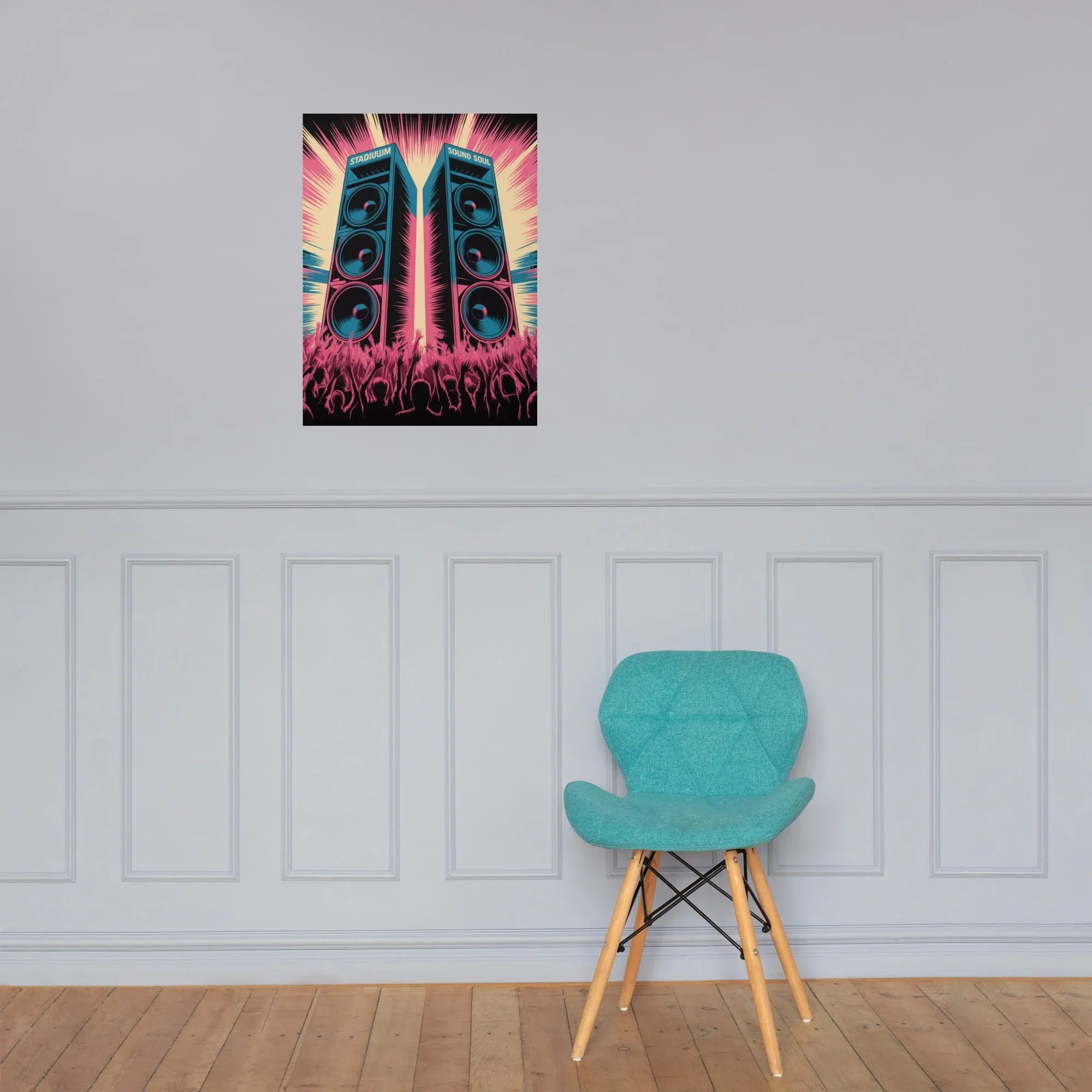 Stadium Sound Soul Poster – Speaker Tower Hype Energy - RaZits