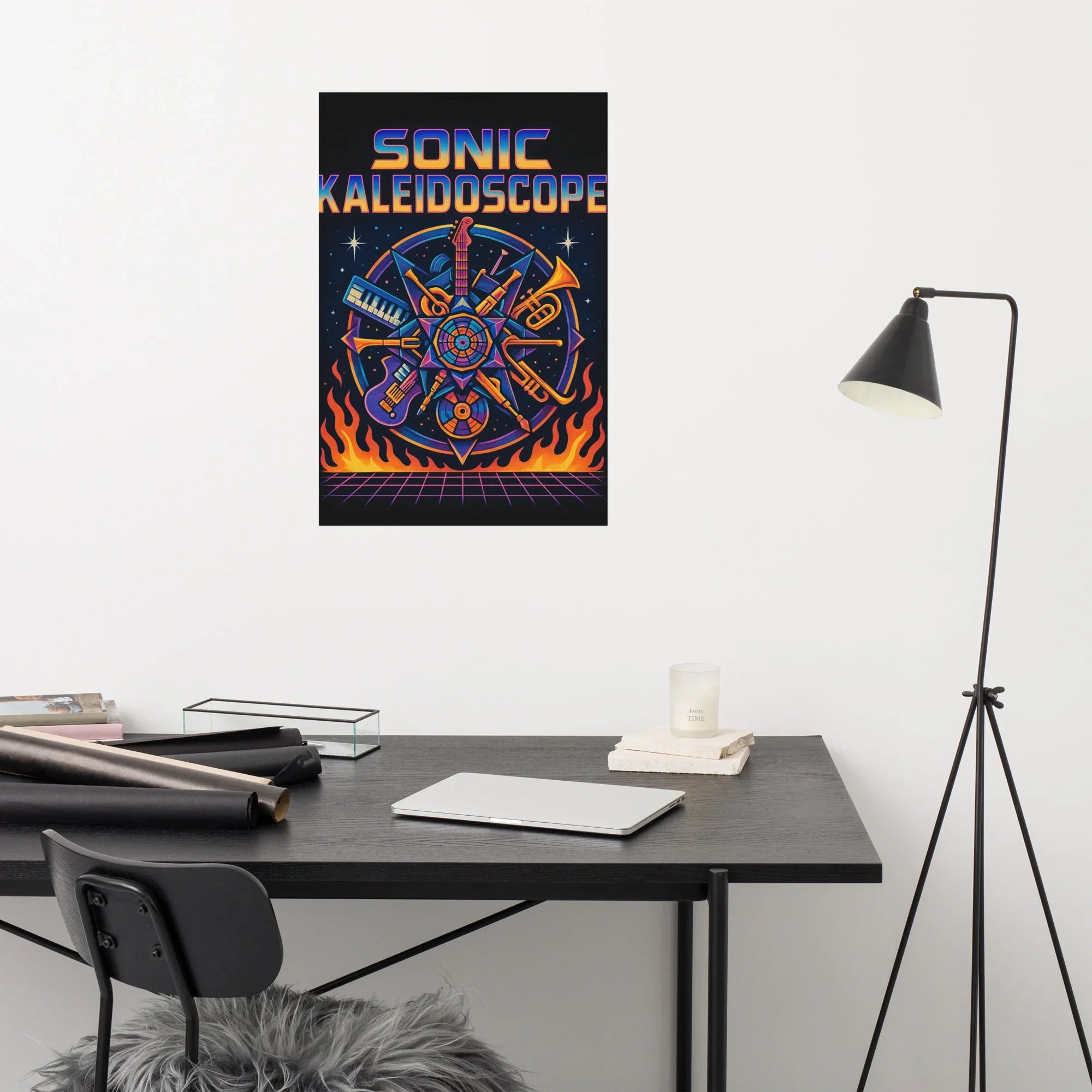 Sonic Kaleidoscope Poster – Psychedelic Music Art - RaZits