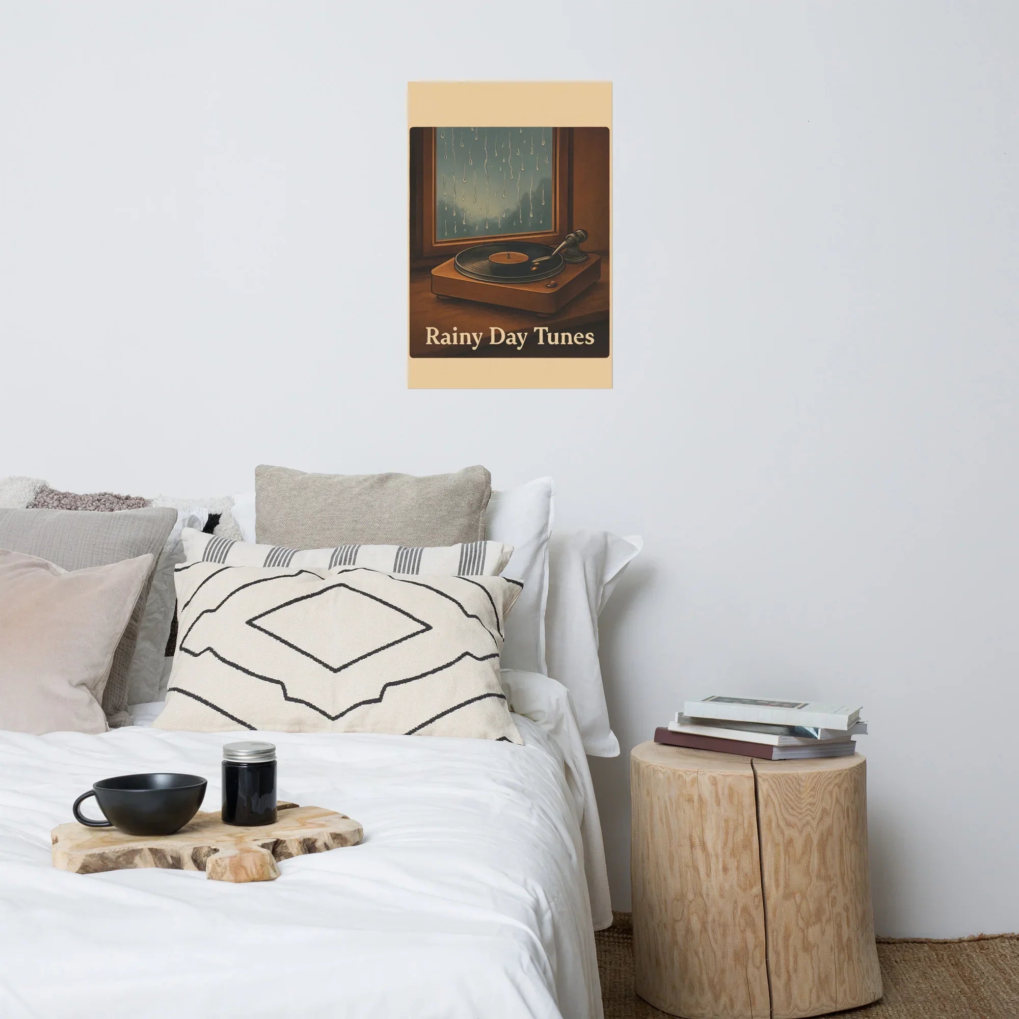 Rainy Day Tunes Poster – Chill Vinyl Vibes - RaZits