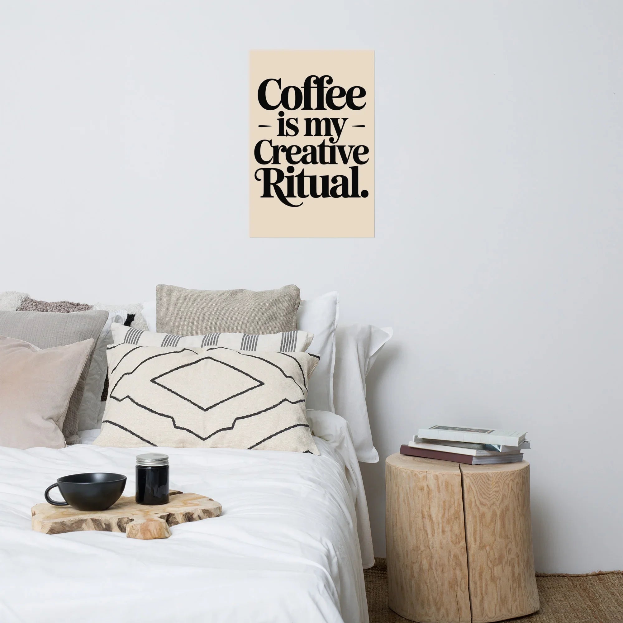 Creative Ritual Wall Art – Bold Coffee Studio Print - RaZits