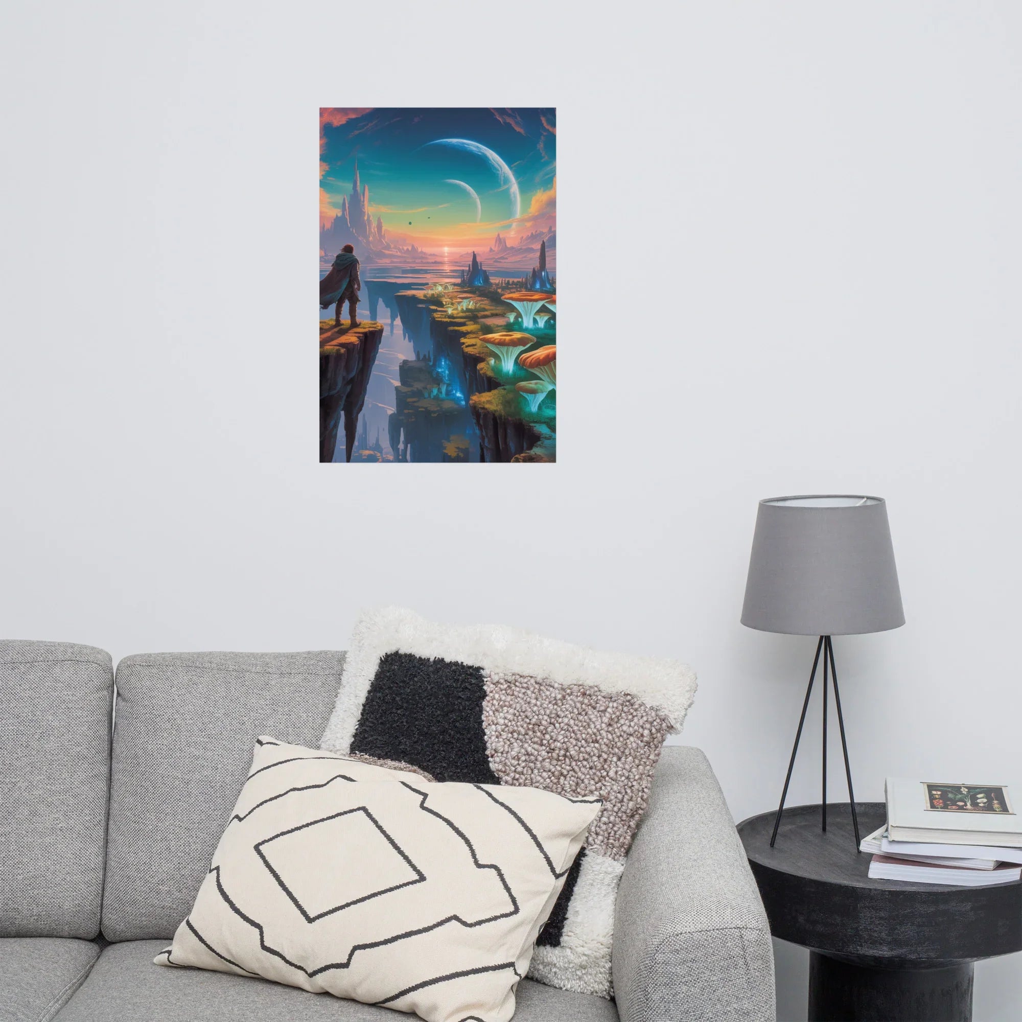 Echoes of Etherea – Fantasy Sci-Fi Adventure Gaming Wall Art - RaZits