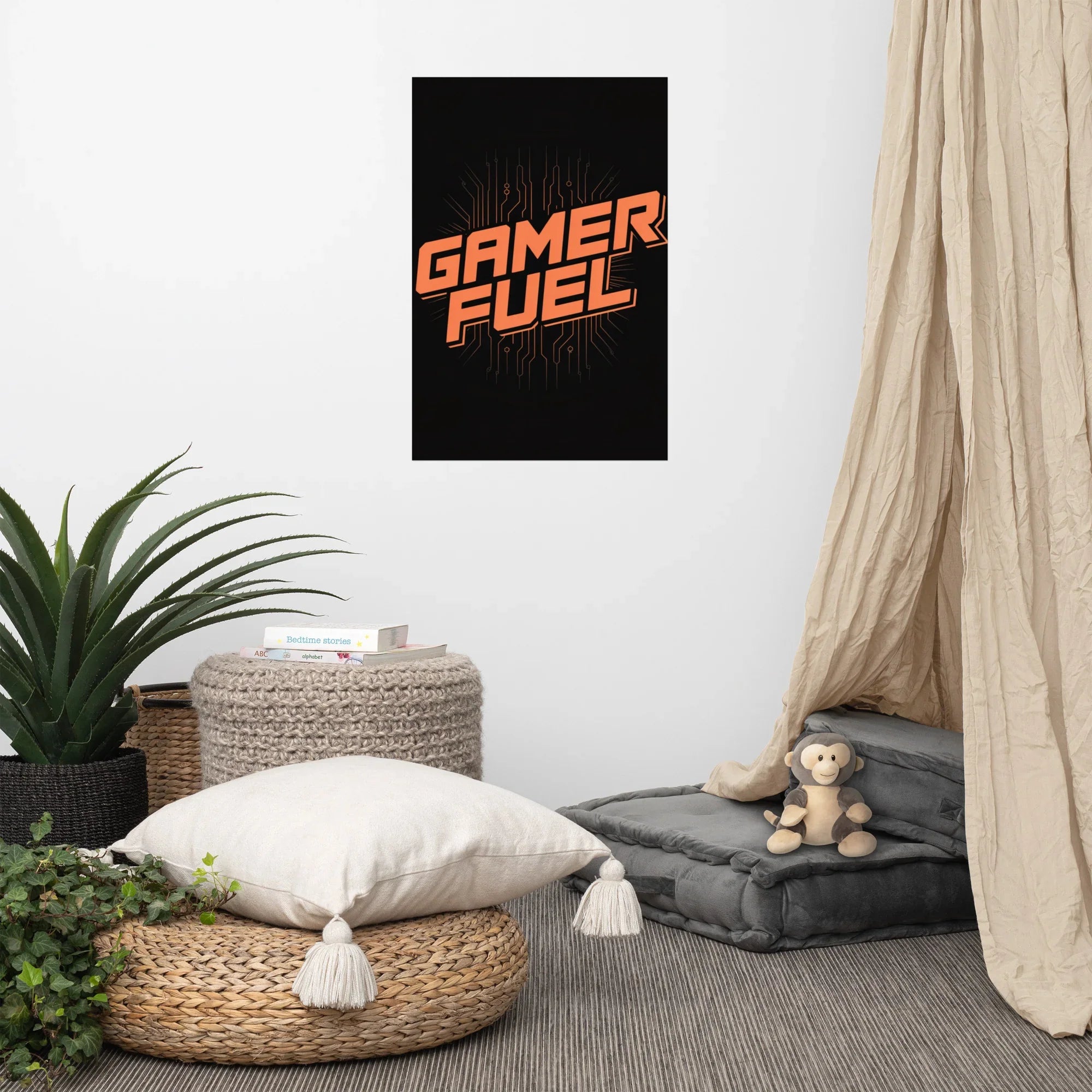 Gamer Fuel – Energy Circuit Gaming Poster - RaZits