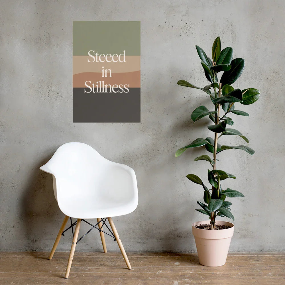 Steeped in Stillness Wall Art – Calm Coffee Meditation - RaZits