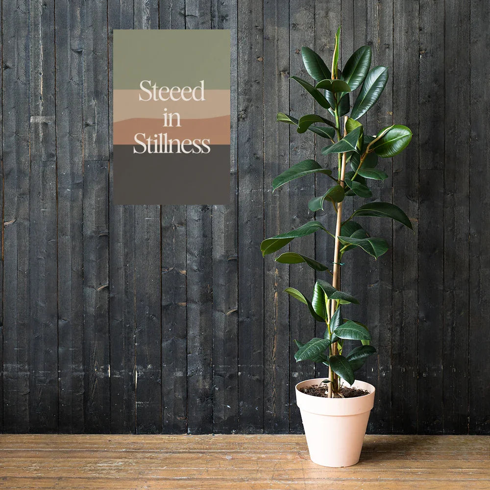 Steeped in Stillness Wall Art – Calm Coffee Meditation - RaZits