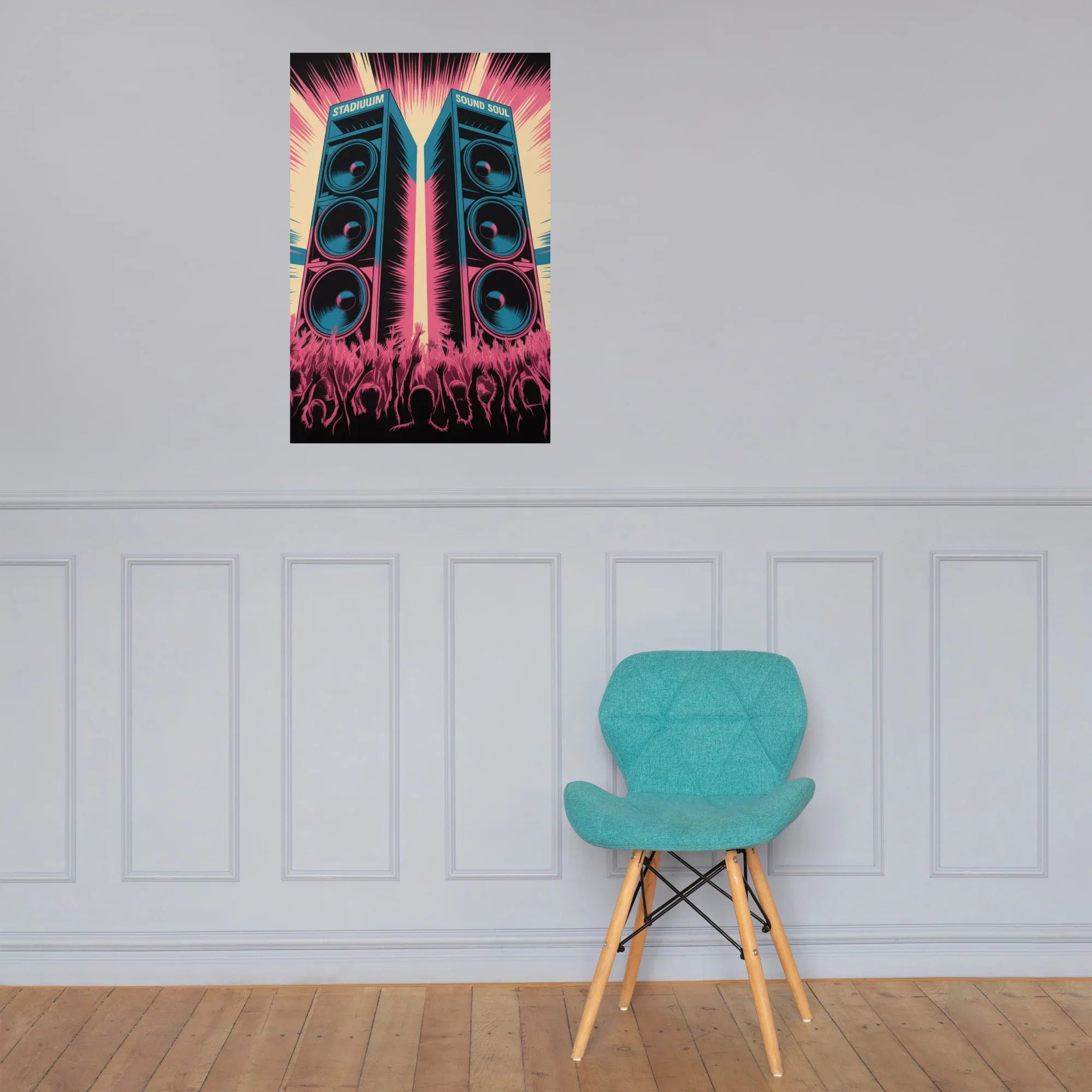 Stadium Sound Soul Poster – Speaker Tower Hype Energy - RaZits