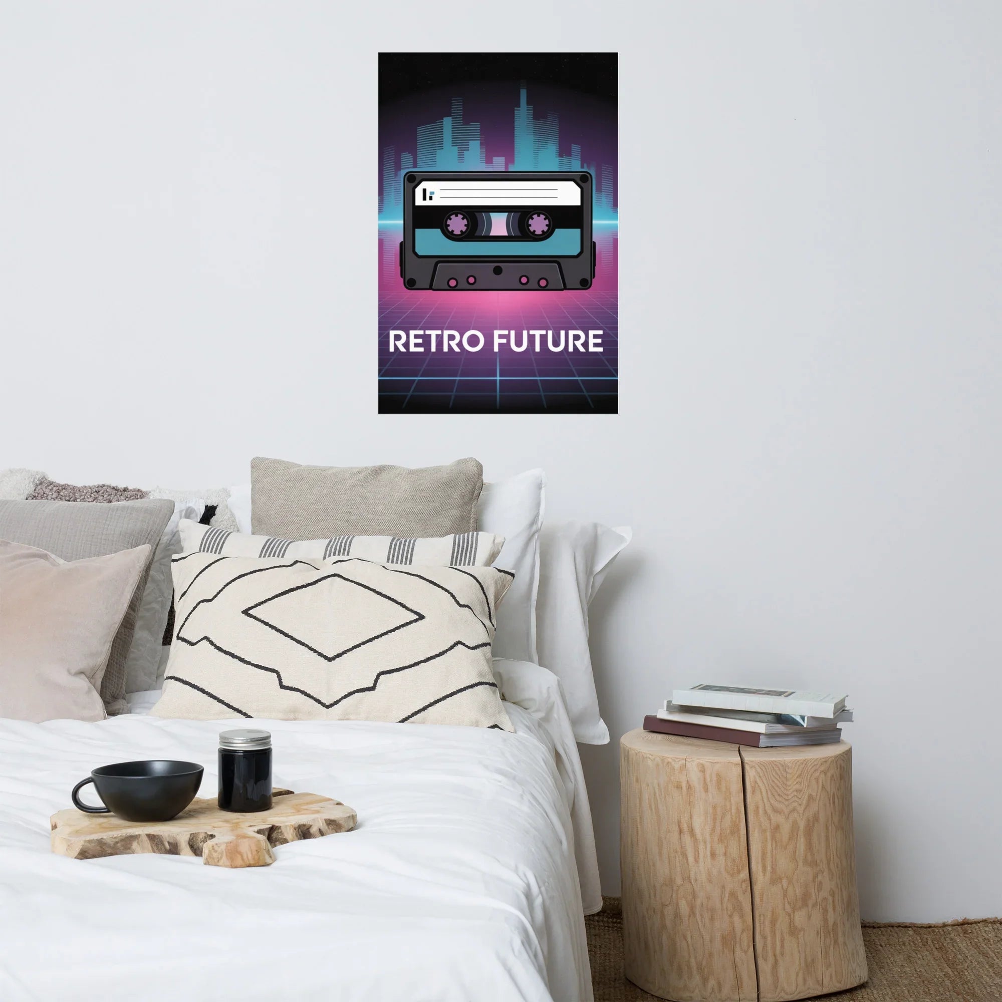 Retro Future Poster – Synthwave Vaporwave Aesthetic - RaZits