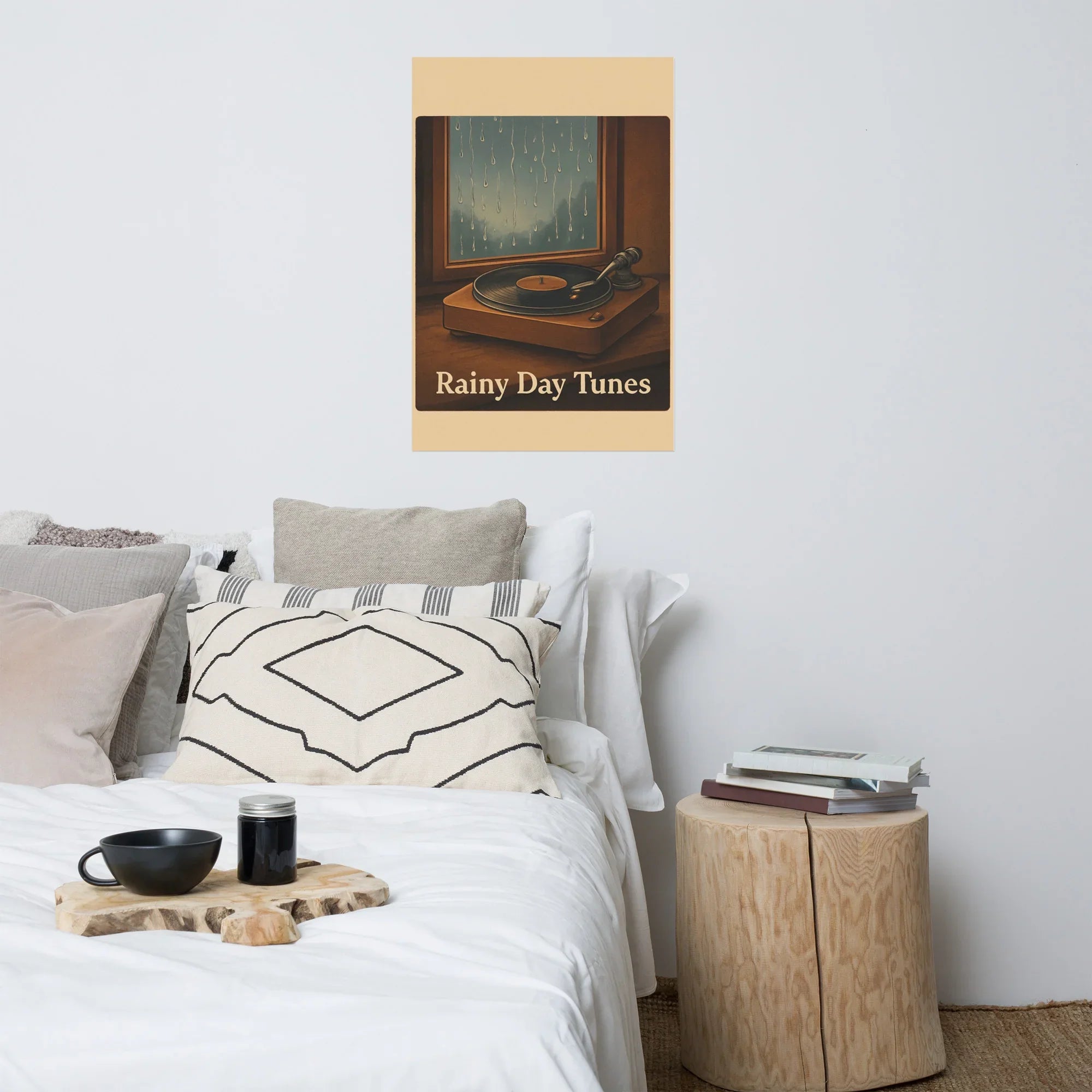 Rainy Day Tunes Poster – Chill Vinyl Vibes - RaZits