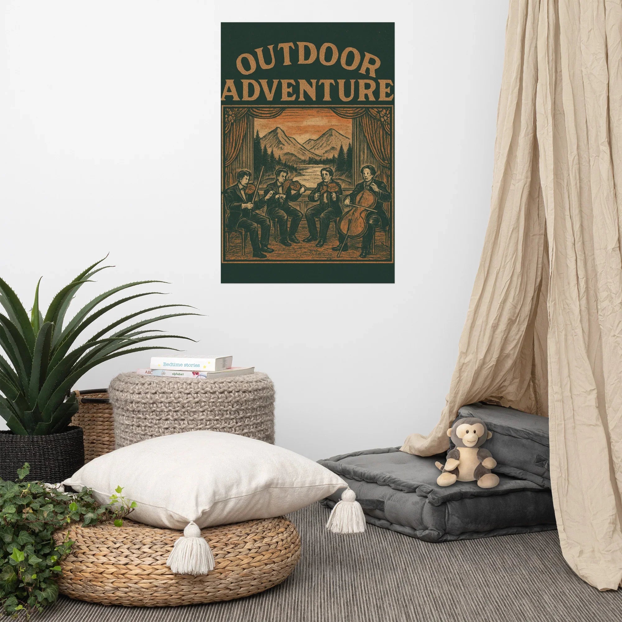Outdoor Adventure Poster – String Quartet in the Wild - RaZits