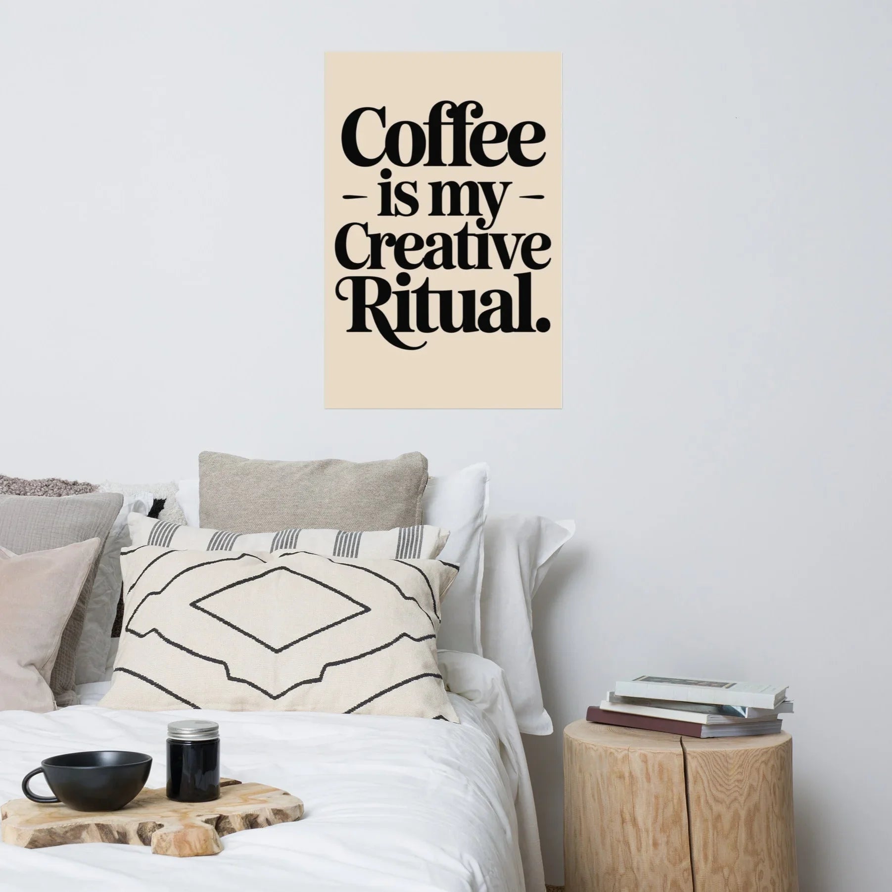 Creative Ritual Wall Art – Bold Coffee Studio Print - RaZits