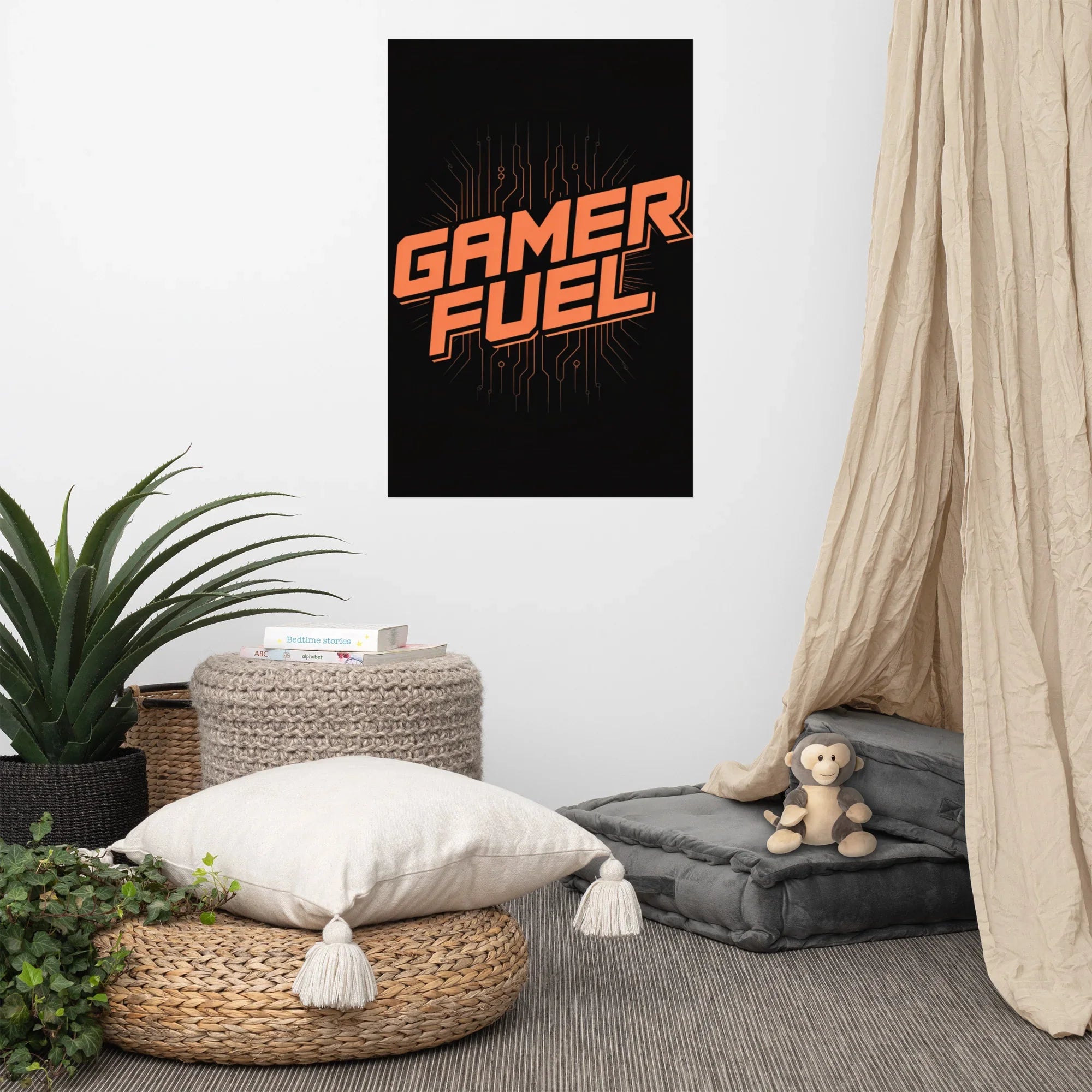 Gamer Fuel – Energy Circuit Gaming Poster - RaZits
