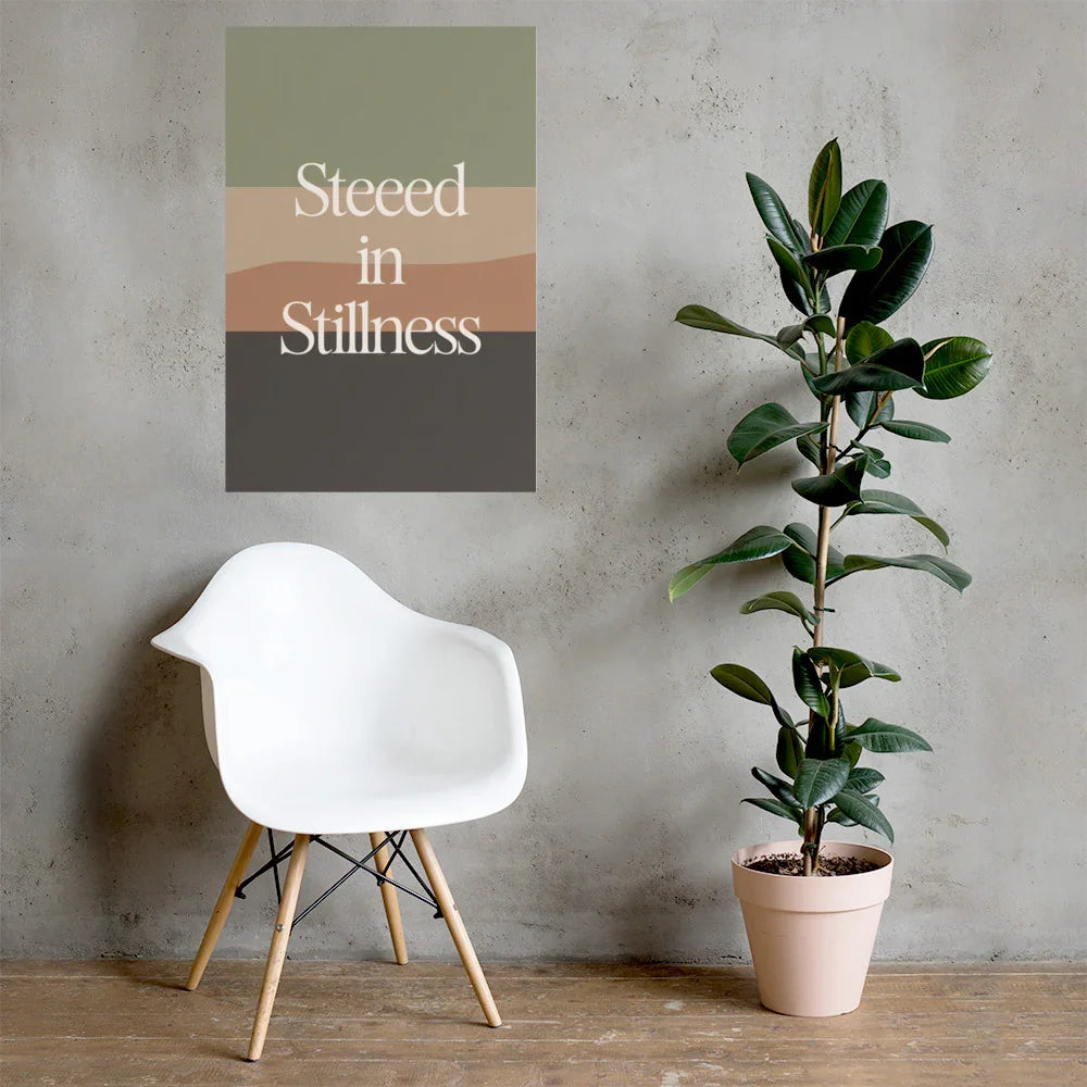 Steeped in Stillness Wall Art – Calm Coffee Meditation - RaZits