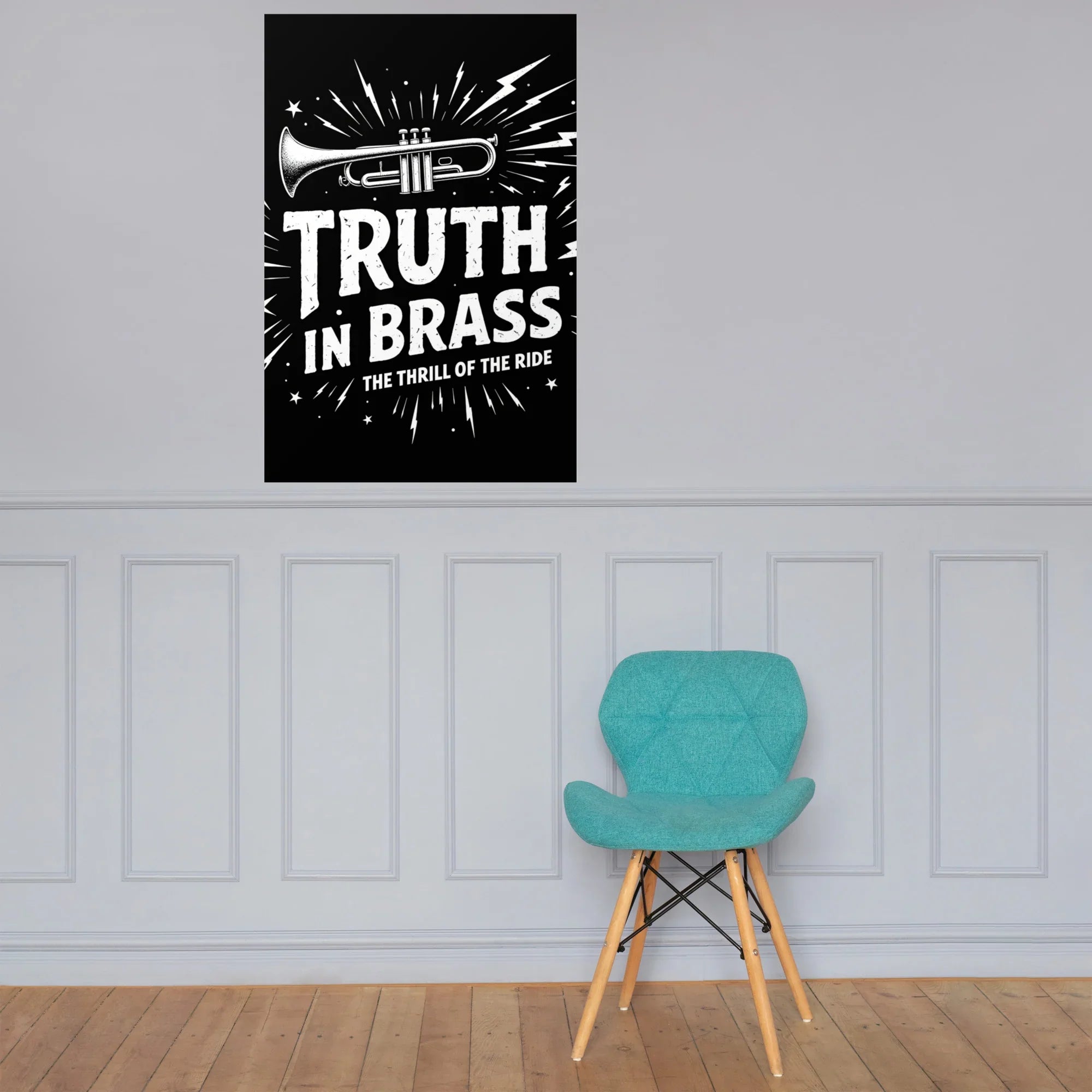 Truth in Brass Poster – Trumpet Energy Burst - RaZits