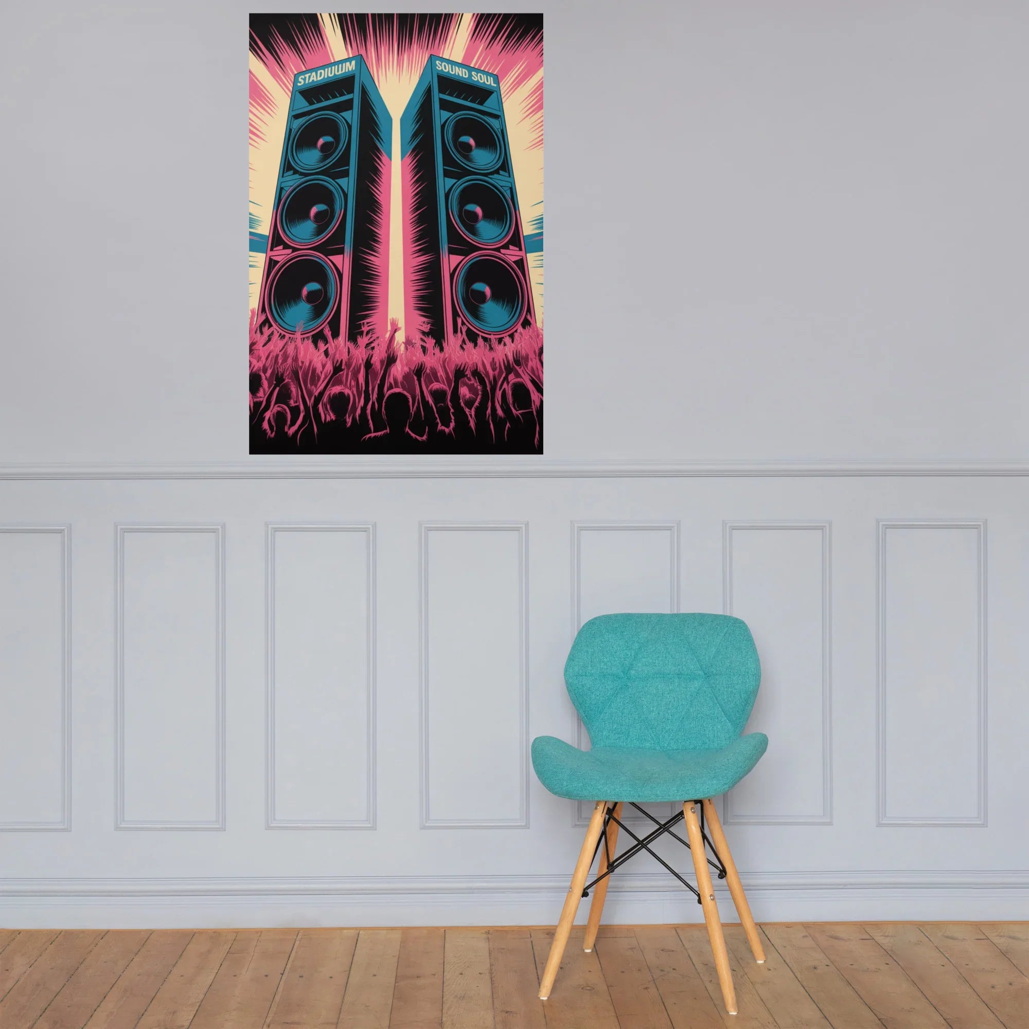 Stadium Sound Soul Poster – Speaker Tower Hype Energy - RaZits