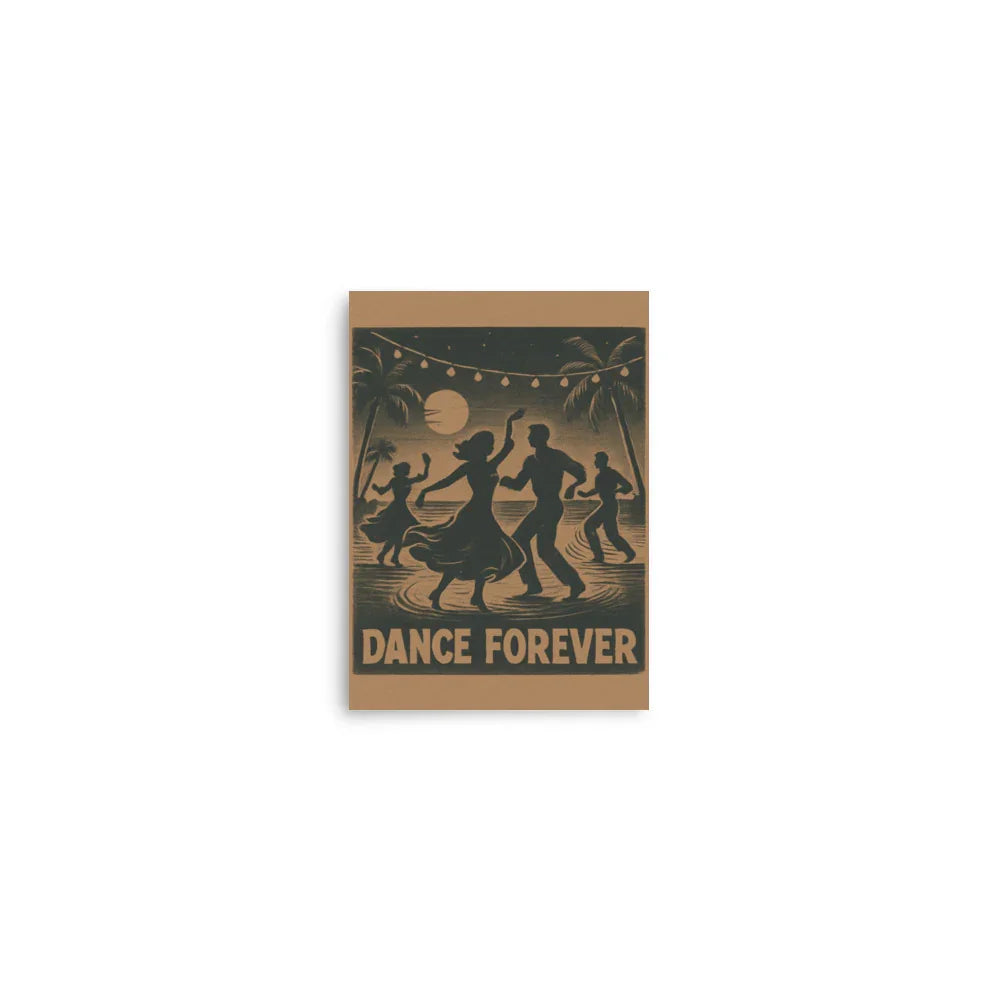Dance Forever Poster – Vintage Beach Boogie Aesthetic - RaZits