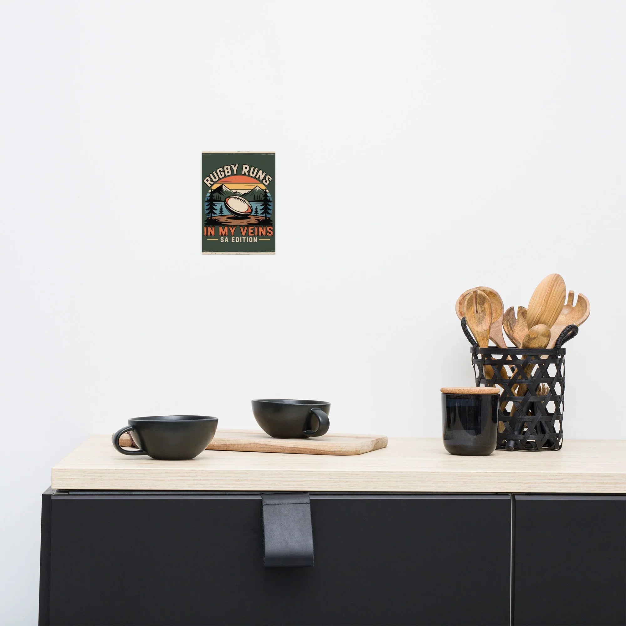 Rugby Runs in My Veins – South Africa Poster - RaZits