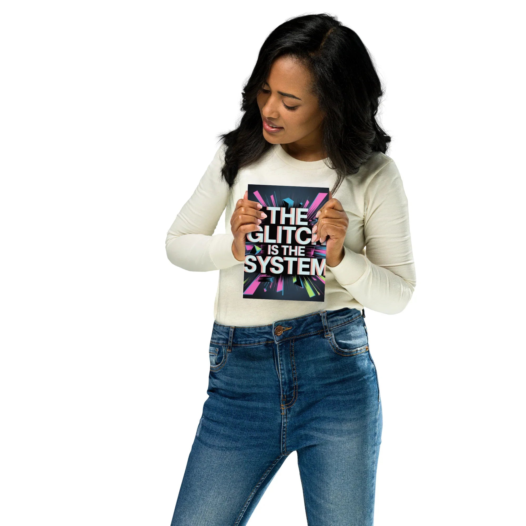 The Glitch Is the System – Gamer Room Decor Retro Gaming Poster Wall Art - RaZits