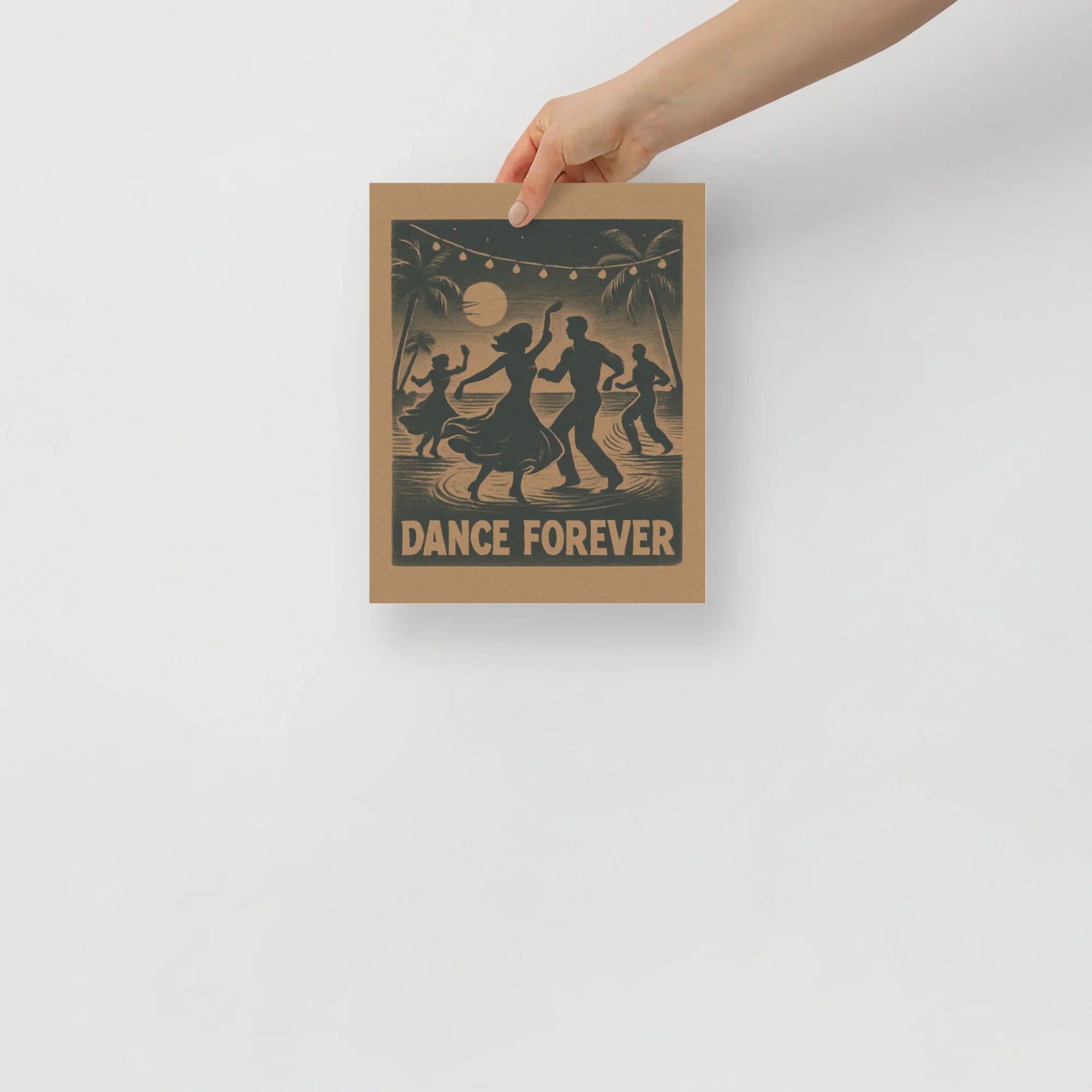 Dance Forever Poster – Vintage Beach Boogie Aesthetic - RaZits