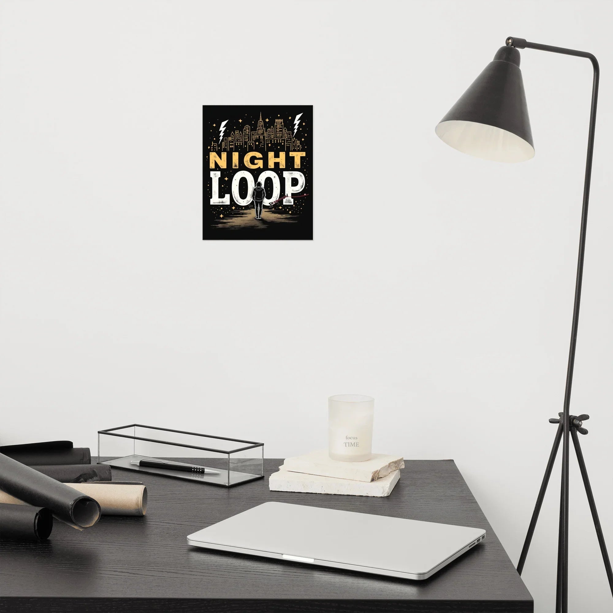 Night Loop Poster – Urban Lo-Fi Mood - RaZits