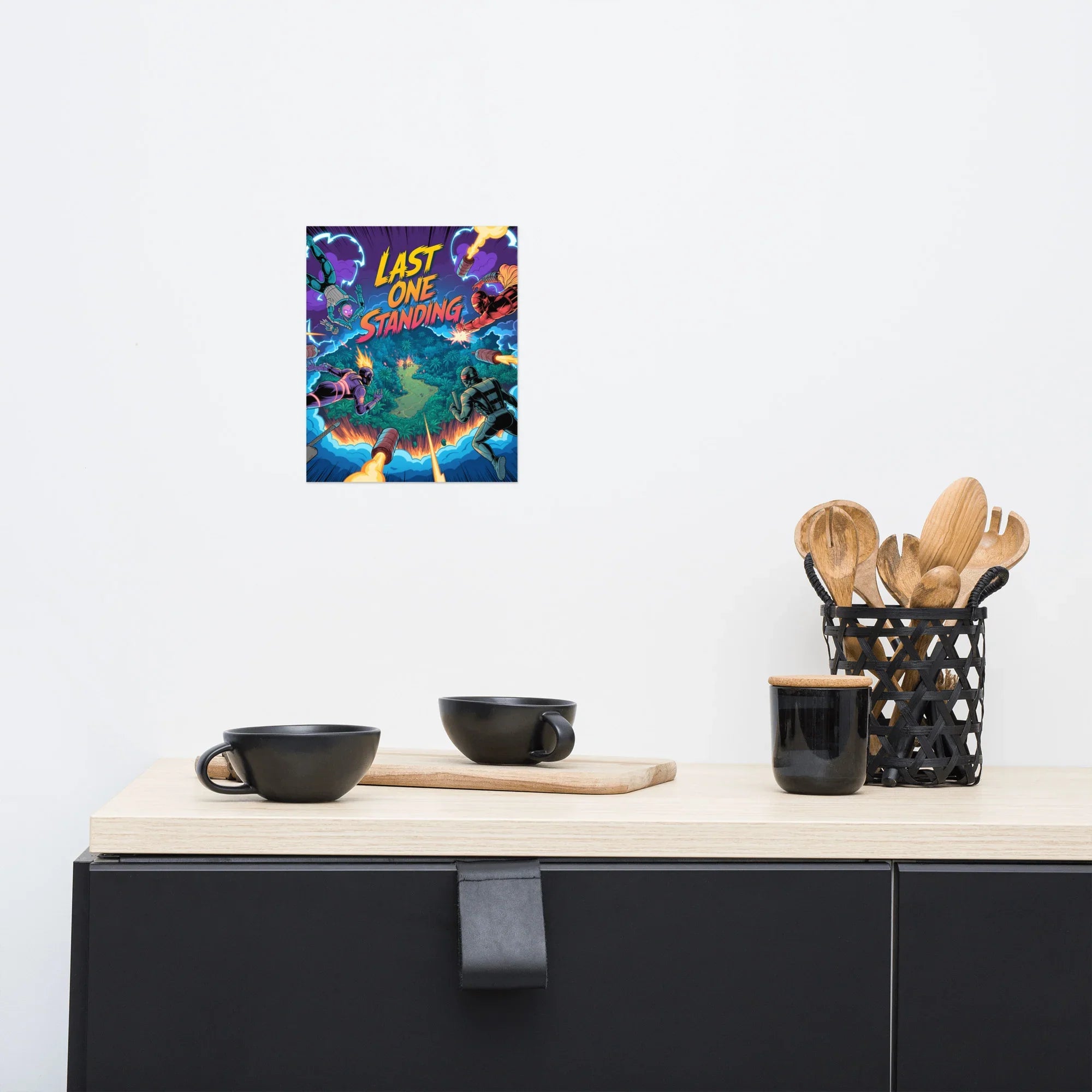 Last One Standing – Battle Royale Comic Action Gaming Poster - RaZits