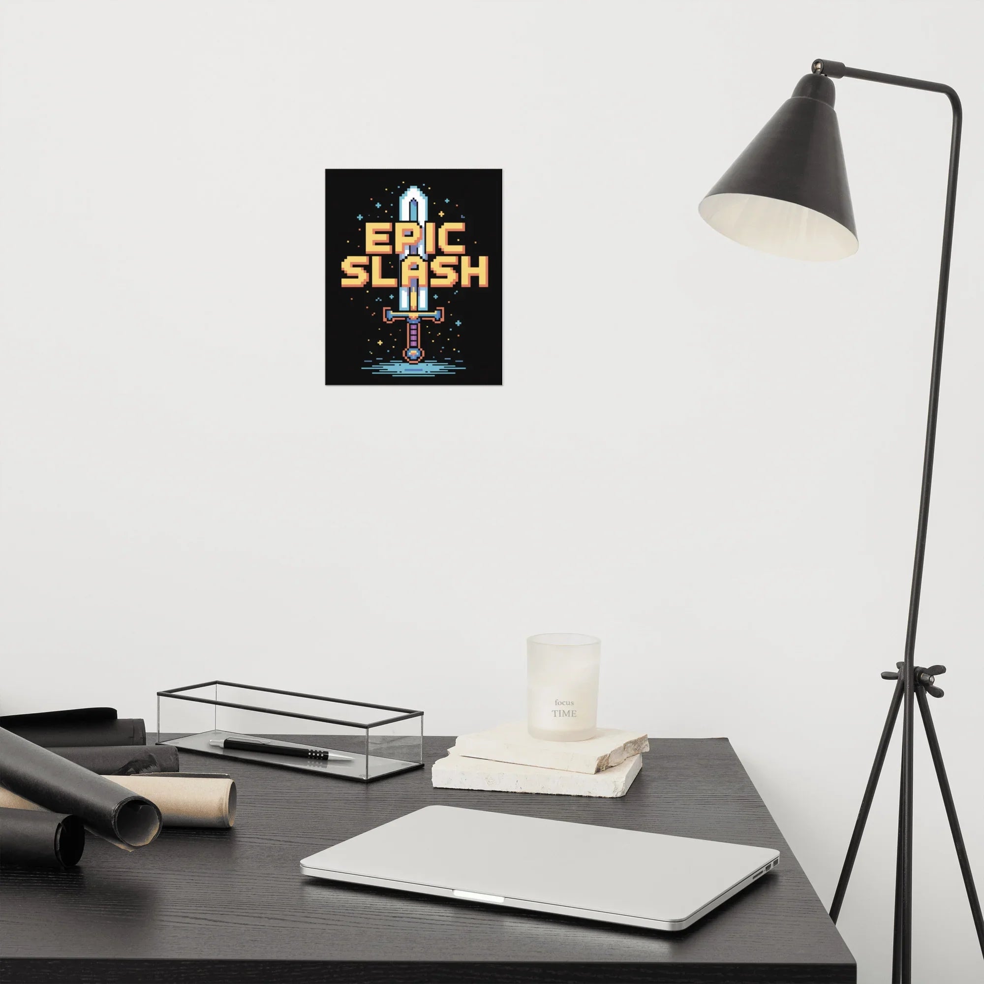 Epic Slash – Pixel Sword Adventure Poster - RaZits