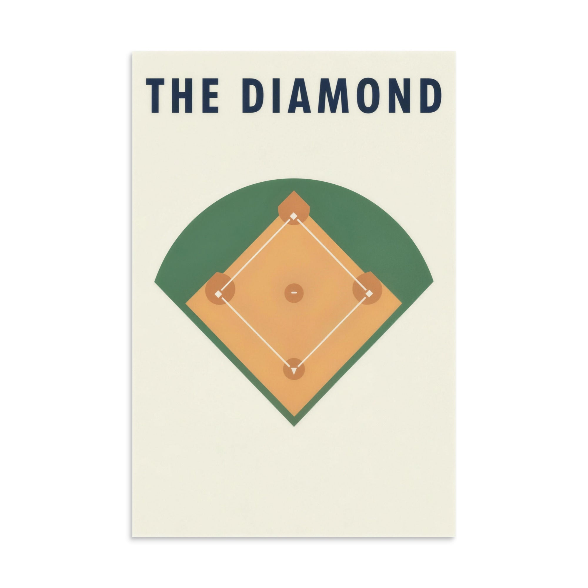 The Diamond — unframed 8×12 inch portrait poster, genuine Printful front mockup