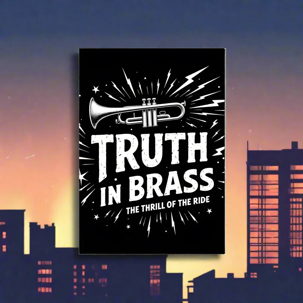 Truth in Brass Poster – Trumpet Energy Burst - RaZits