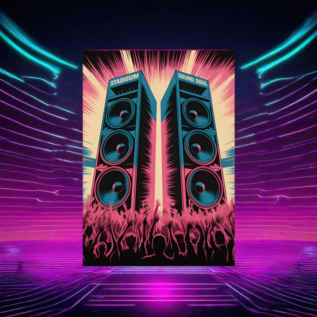 Stadium Sound Soul Poster – Speaker Tower Hype Energy - RaZits