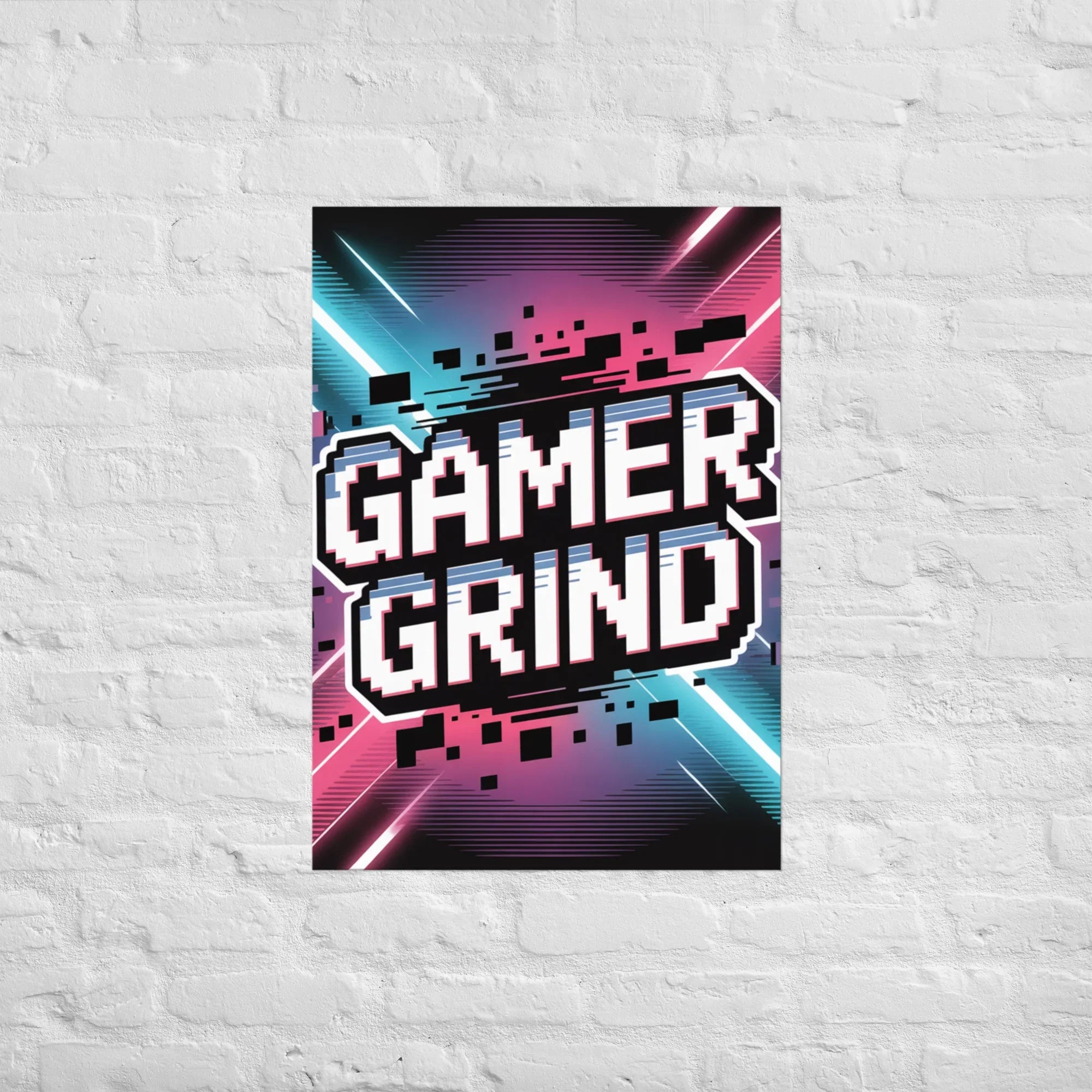Gamer Grind – Motivational Gaming Poster for Every Setup - RaZits