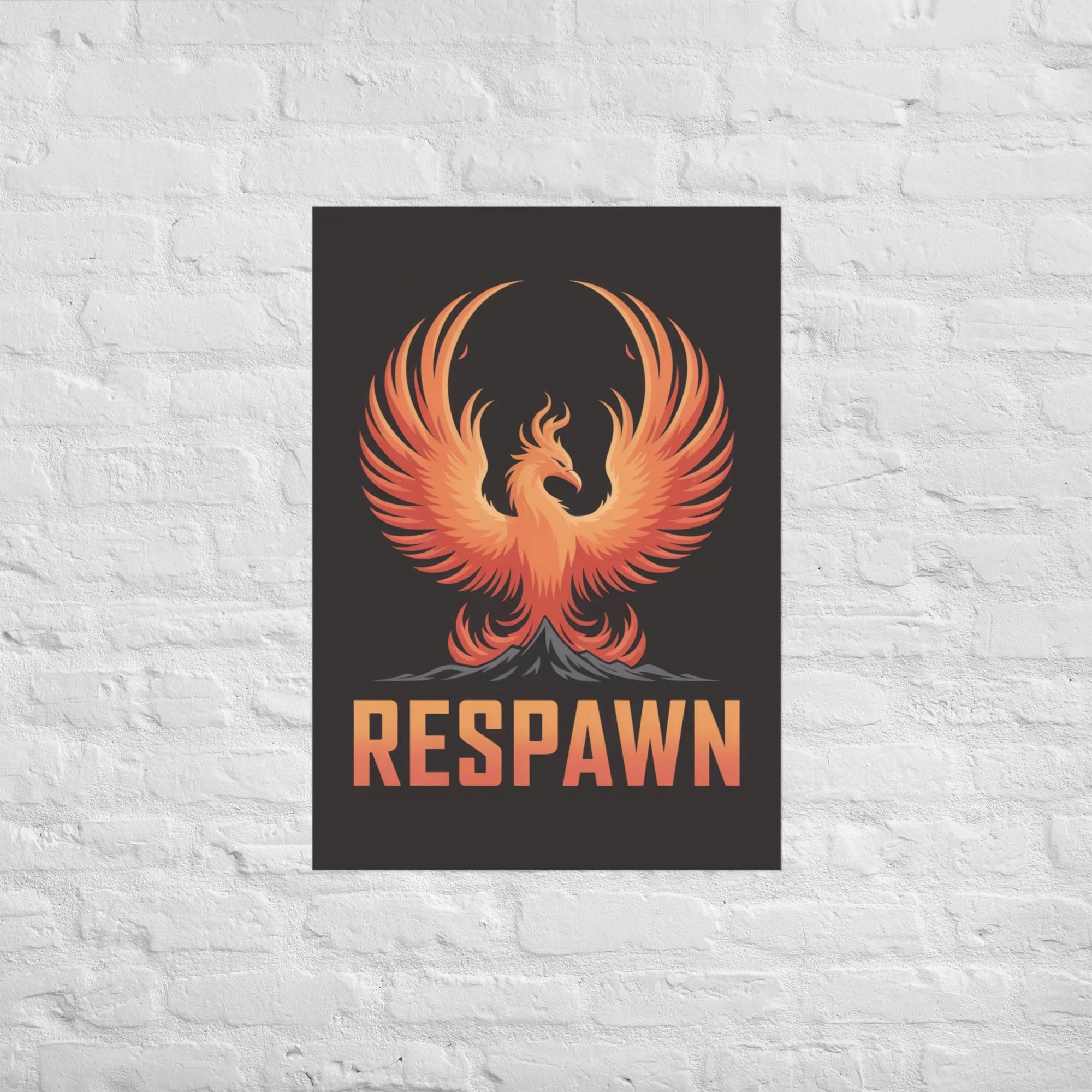 Respawn – Phoenix Rebirth Gaming Poster - RaZits