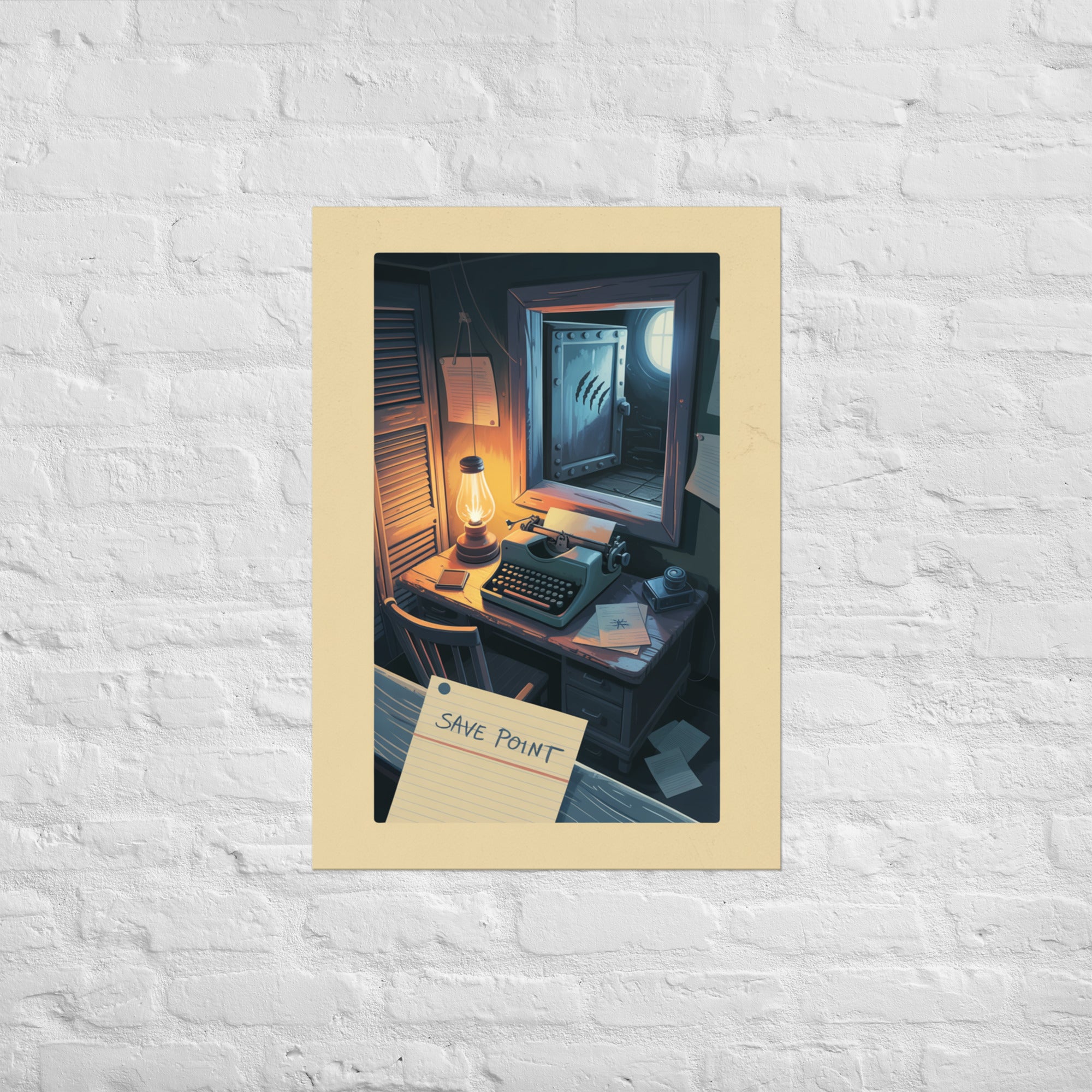 The Quiet Room save room wall art, A1