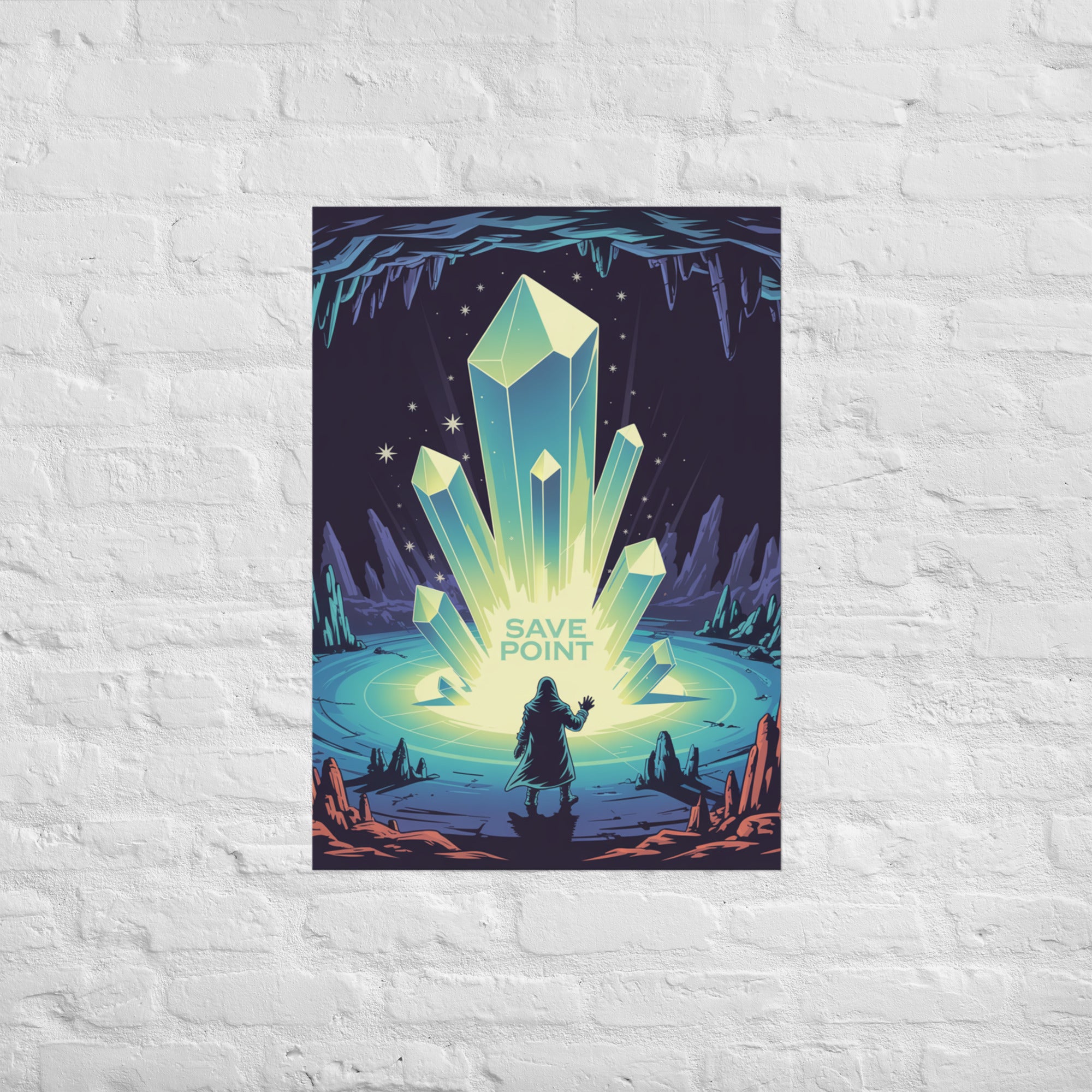 The Gathering save crystal wall art, A1