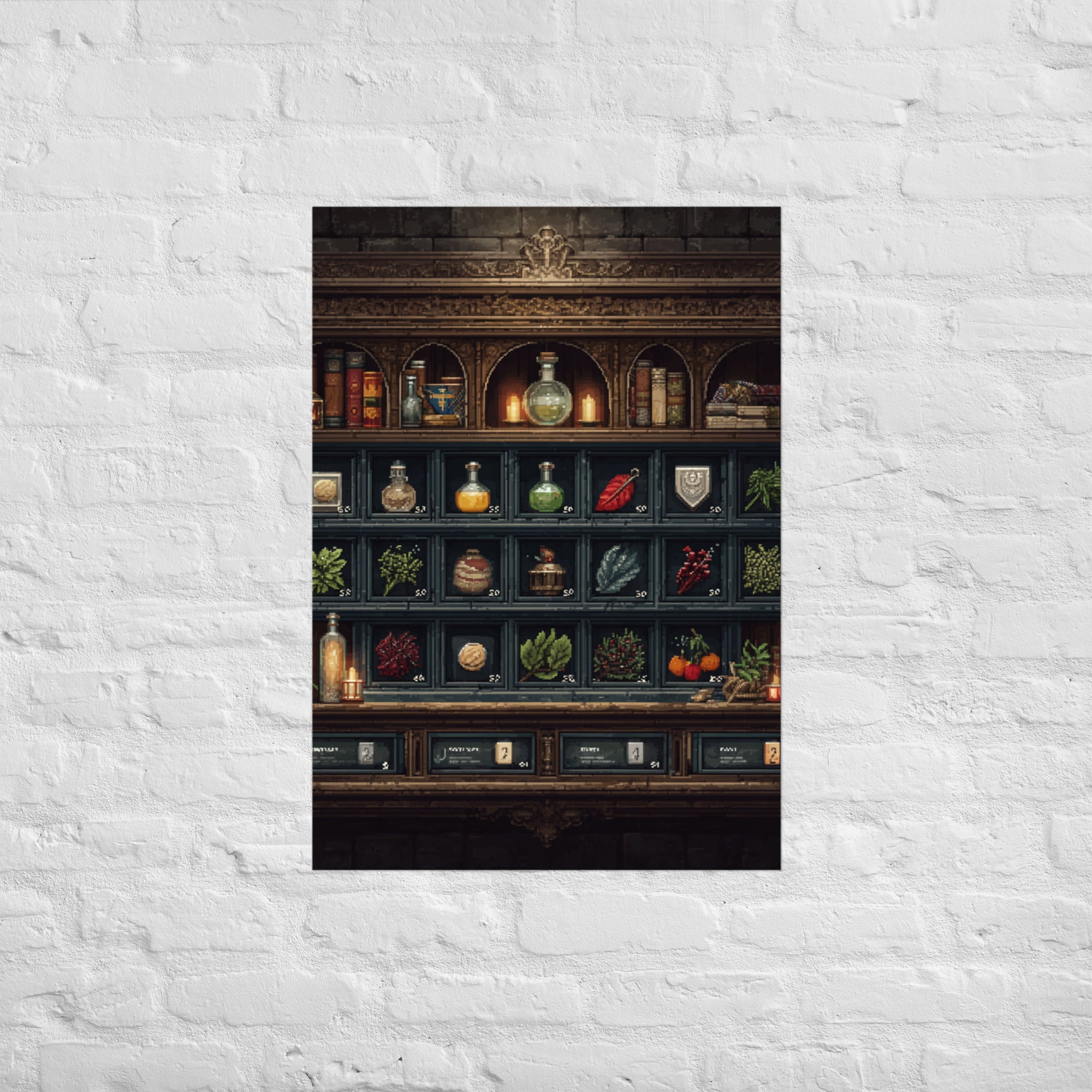 Every Slot Tells a Story inventory wall art, A1