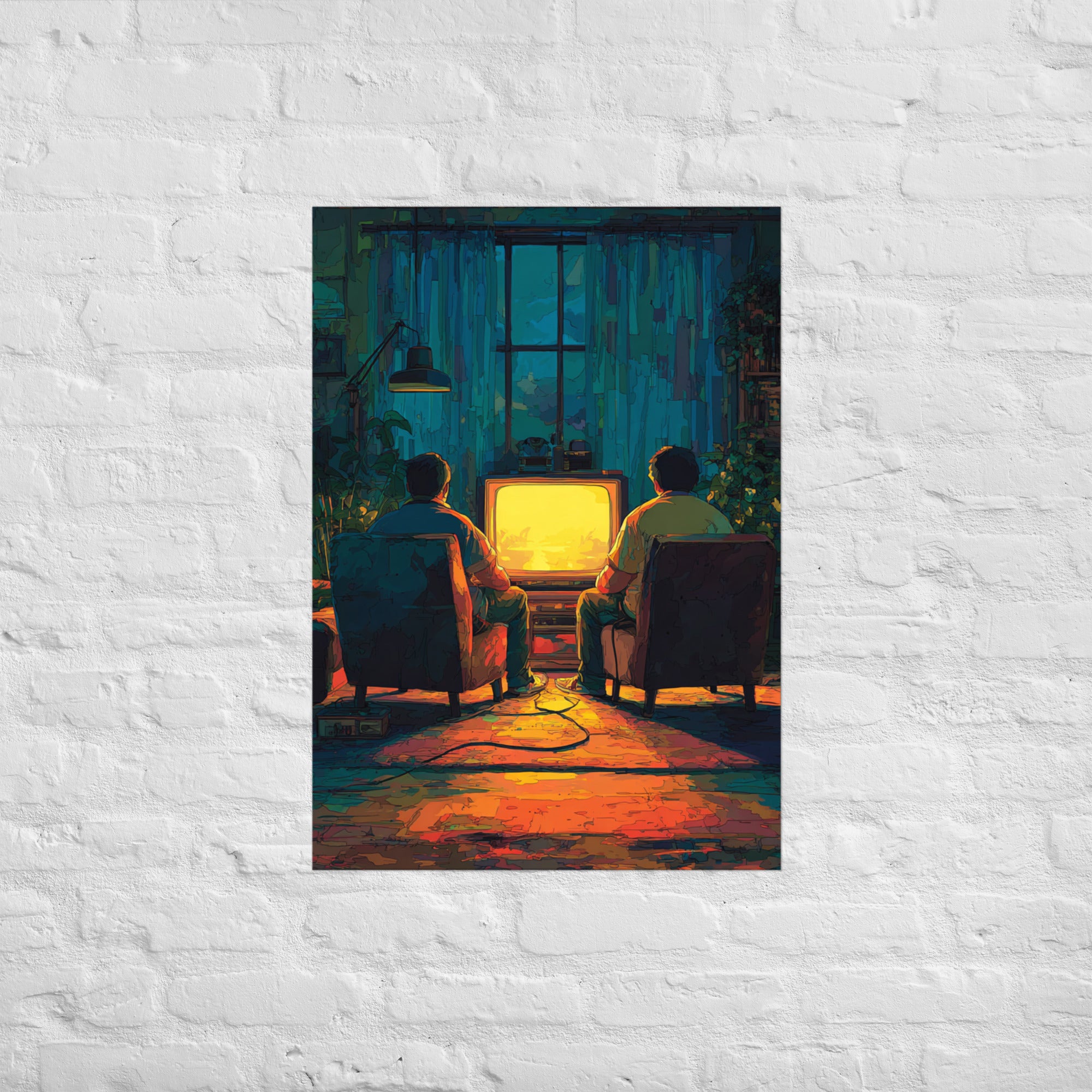 The Same Room local multiplayer wall art, A1
