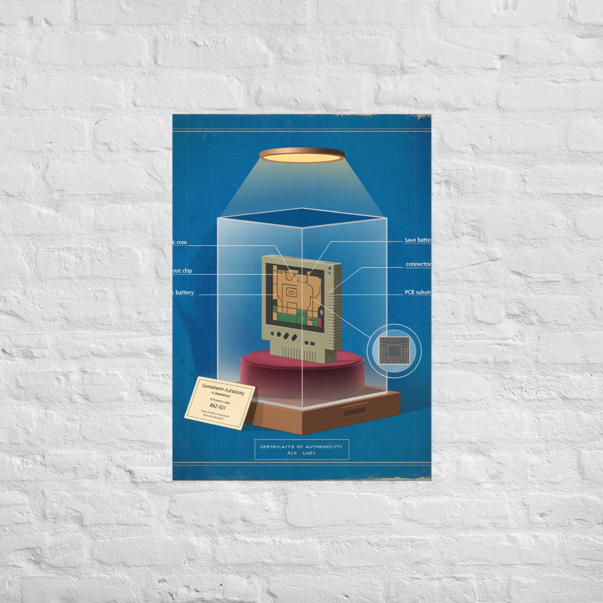 Cartridge Codex Volume II premium gaming wall art, A1