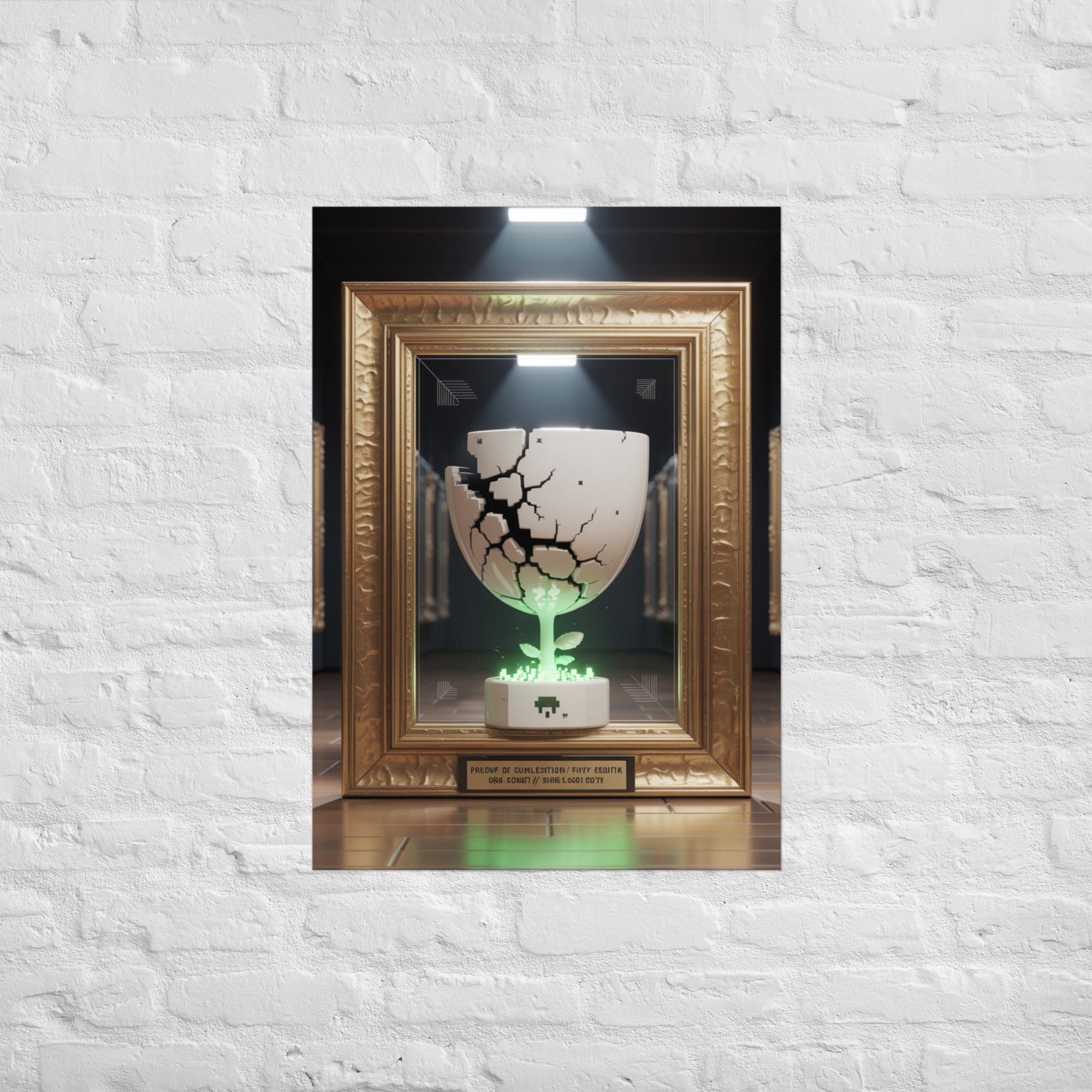 Proof of Completion collectible wall art, A1