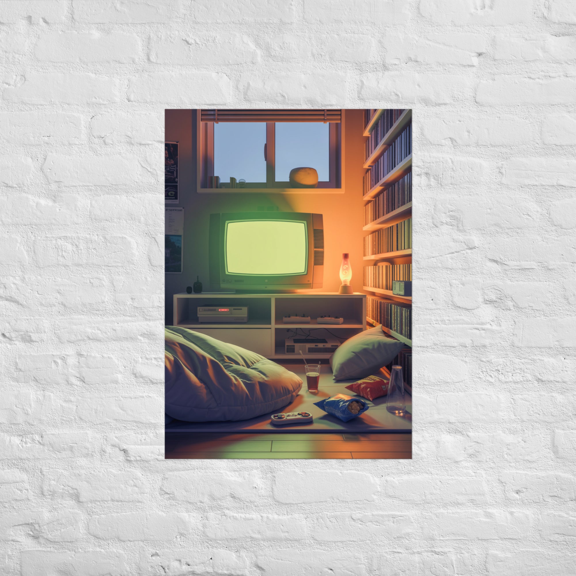 The Room That Raised Me retro gaming wall art, A1